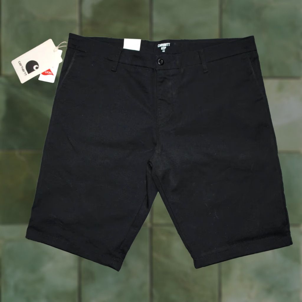 Carhartt CARHARTT SIDNEY SHORTS COTTON BLACK COLOR MEN'S W40 SLIM FIT NEW Size US 40 / EU 56 - 1 Thumbnail