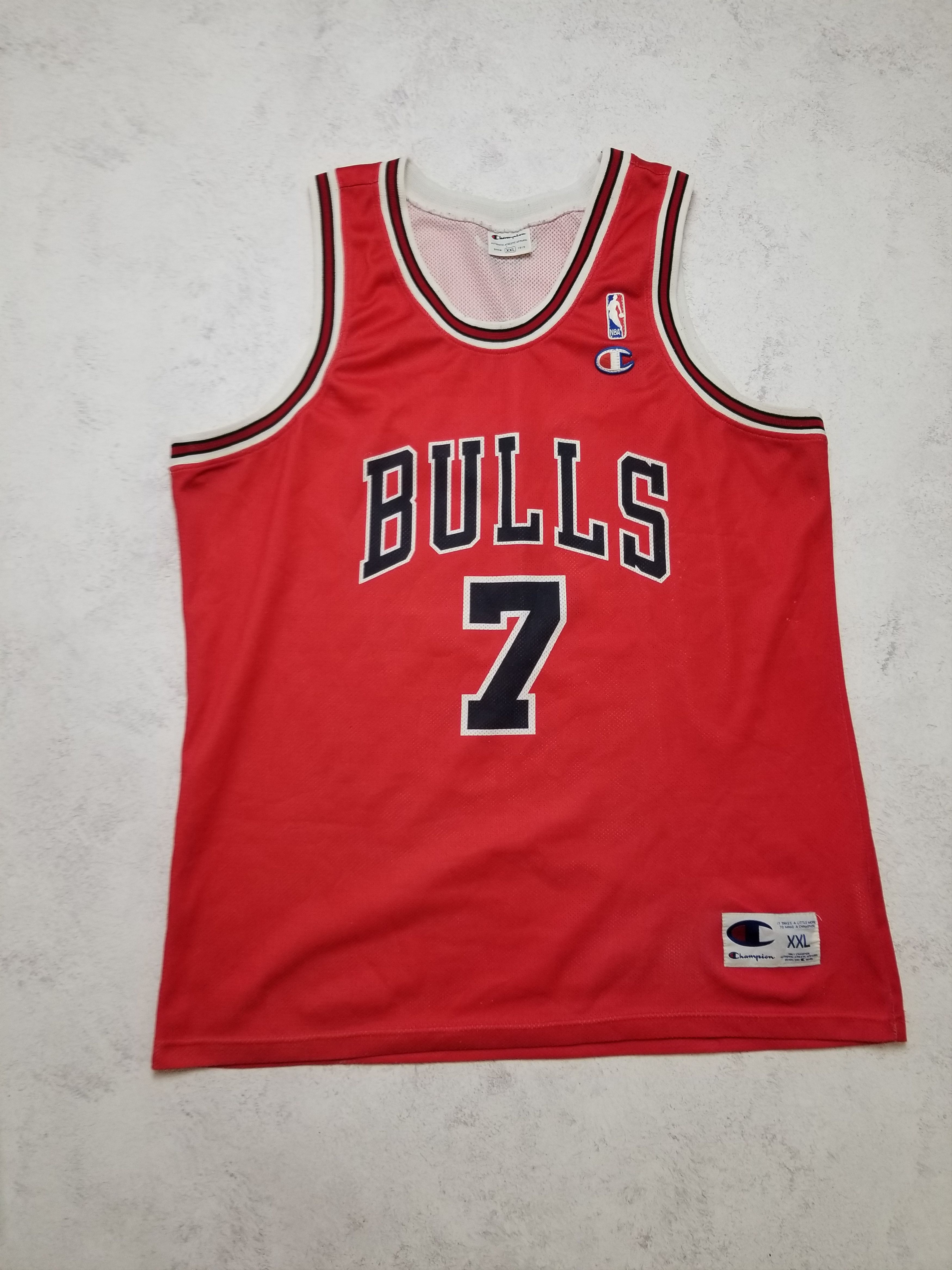 Champion Vintage Champion Toni Kukoc Chicago Bulls #7 Jersey Size US XXL / EU 58 / 5 - 1 Thumbnail