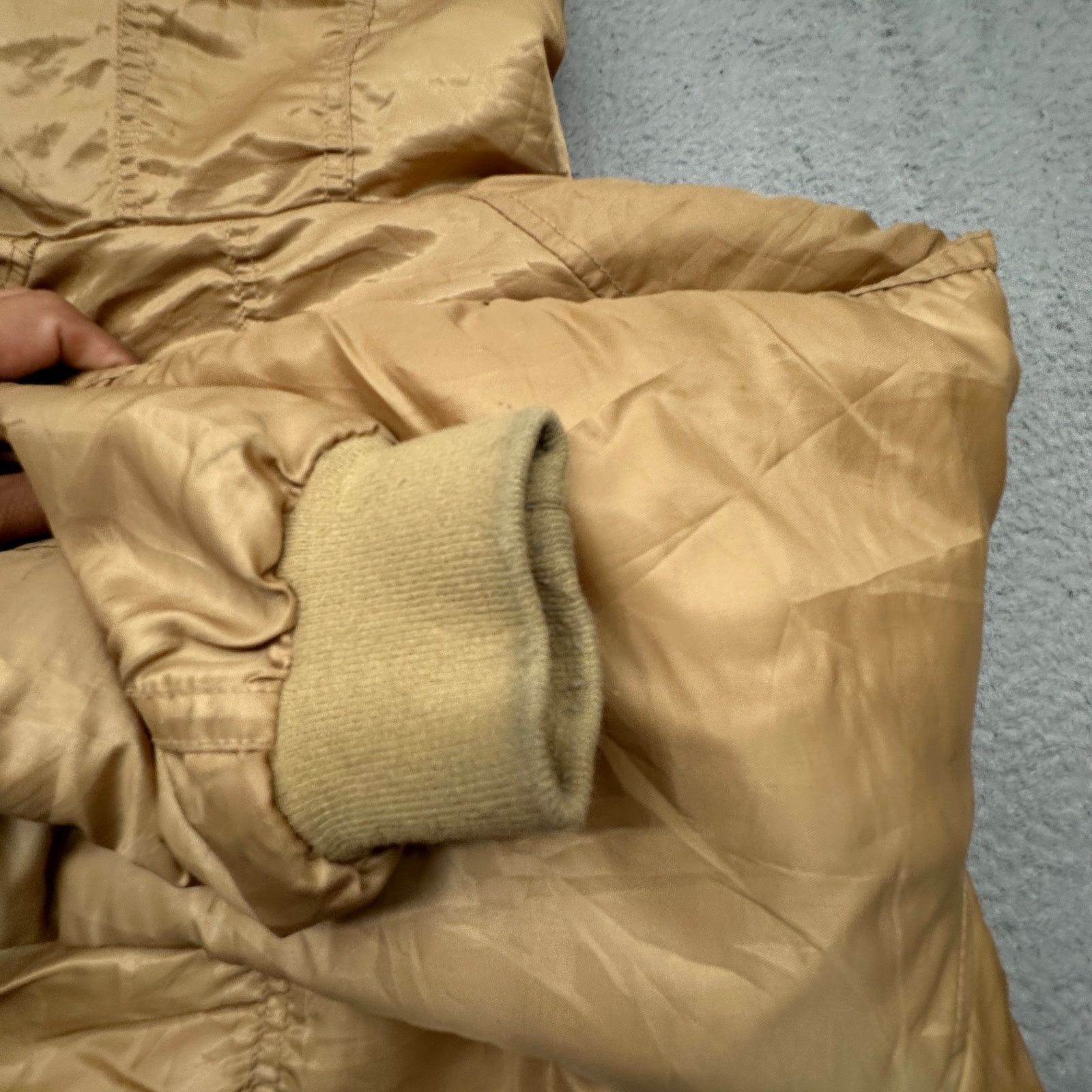 Southpole Vintage Y2K Southpole Gold Flight Bomber Jacket Womens Small Size S / US 4 / IT 40 - 13 Thumbnail