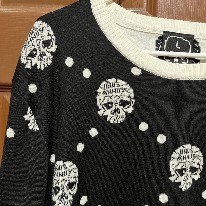 Streetwear Unus Annus Skull Sweater Grailed