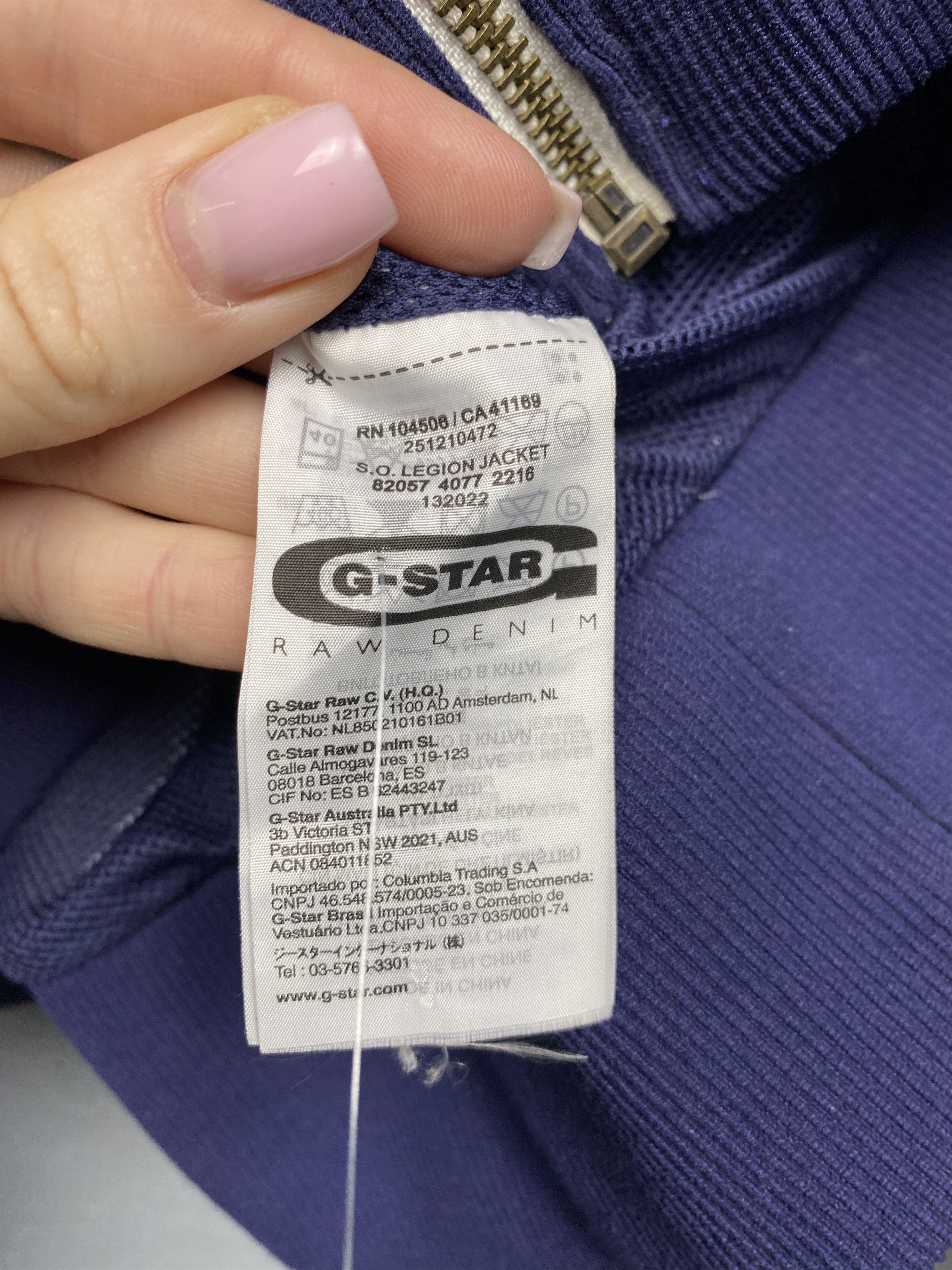 G-Star G Star Raw Legion Nylon Mens Jacket Gstar Size US L / EU 52-54 / 3 - 5 Thumbnail