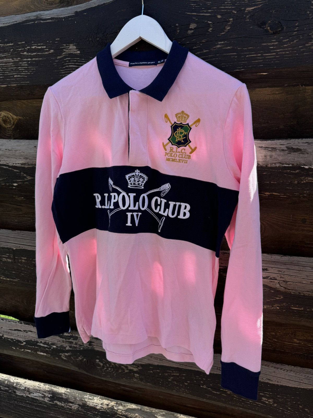 Polo Ralph Lauren Vintage Ralph Lauren y2k polo rugby Chief Keef style pink Size XL / US 12-14 / IT 48-50 - 2 Thumbnail