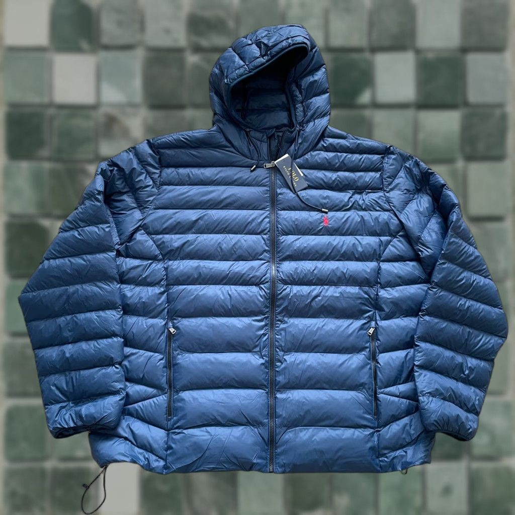Polo Ralph Lauren Polo Ralph Lauren Jacket The Colden Packable Men 4XLT Tall Blue Puffer NWT Size US XXL / EU 58 / 5 - 1 Thumbnail
