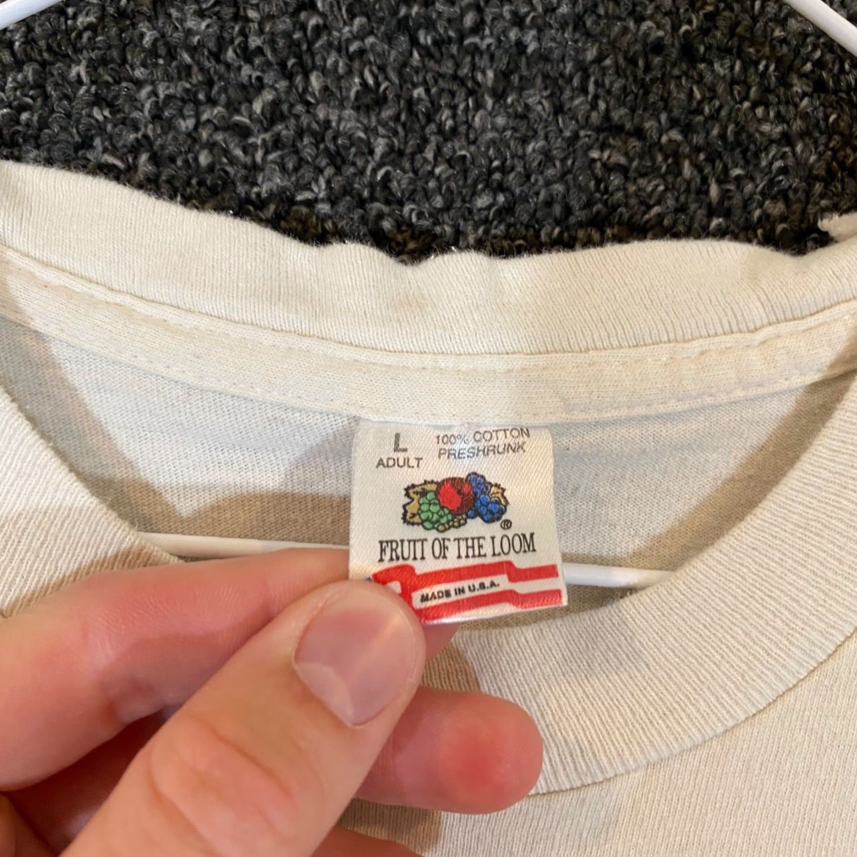 Fruit Of The Loom Vintage Fruit of the Loom Philadelphia Congress Shirt Mens M/L White Short Sleeve T-Shirt Logo American Size US M / EU 48-50 / 2 - 3 Thumbnail