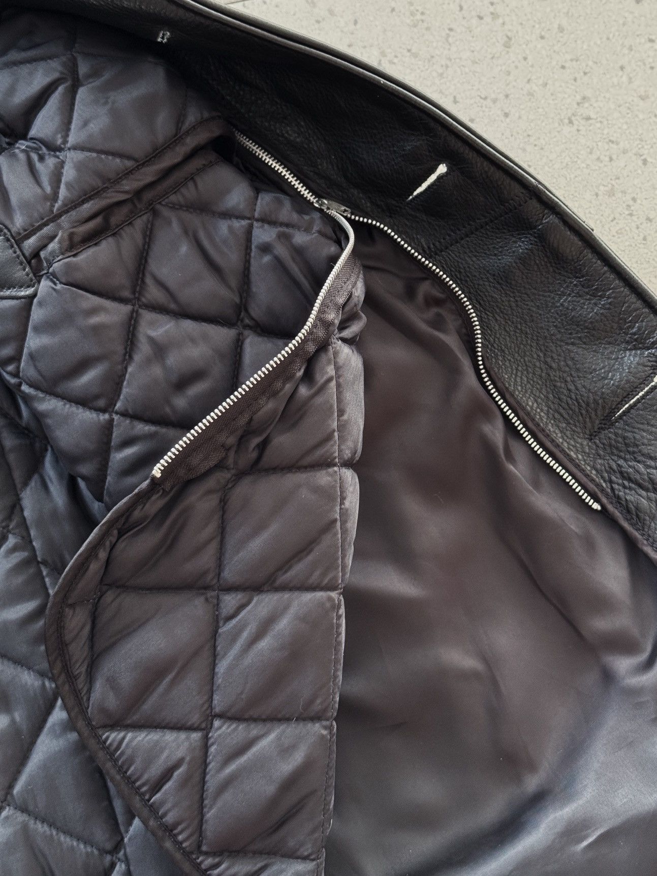 Schott Vintage 90s Schott Leather Carcoat Size US XS / EU 42 / 0 - 7 Thumbnail
