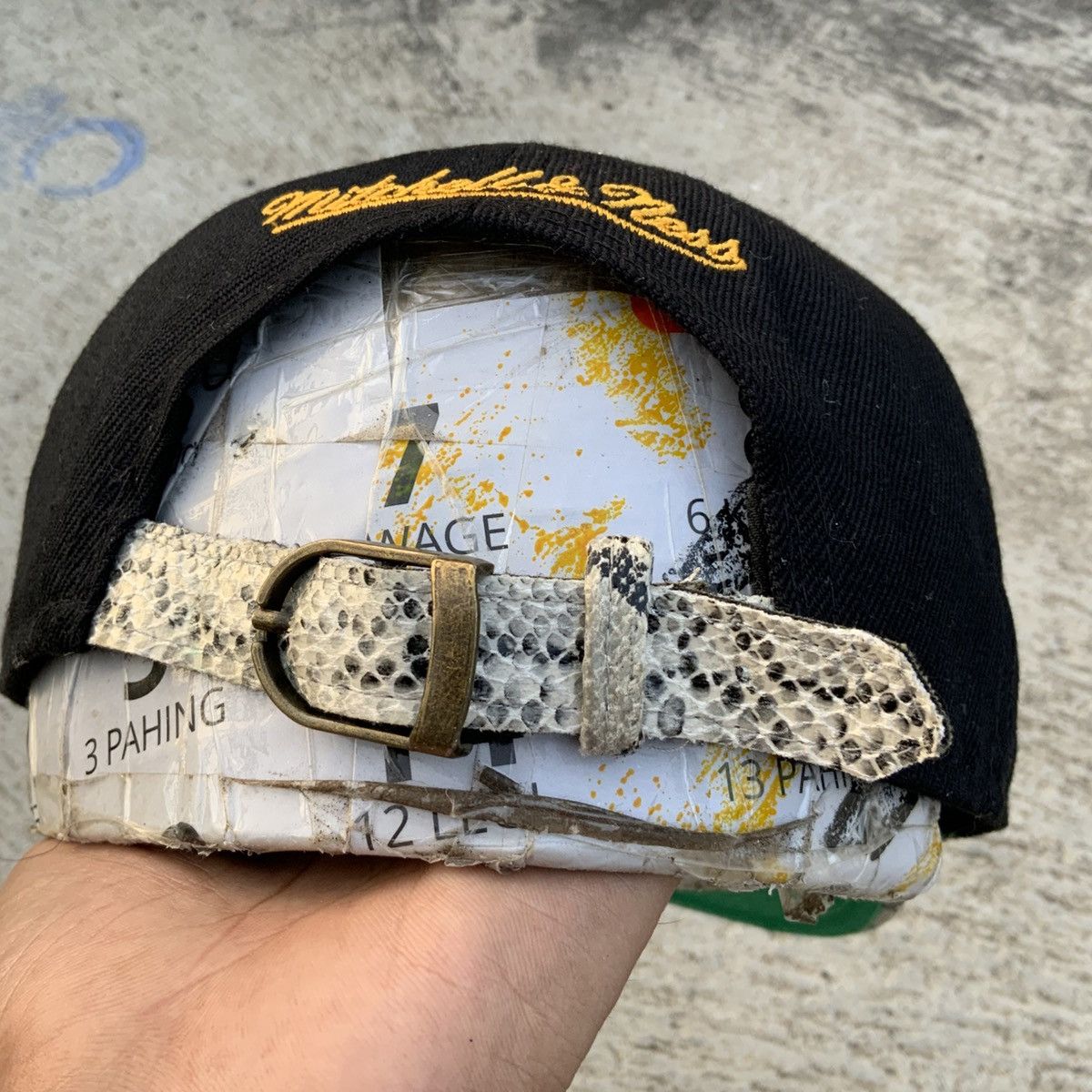 Rsvp Gallery Rsvp x Mitchell & Ness pittsburgh steelers snake brim Size ONE SIZE - 5 Thumbnail