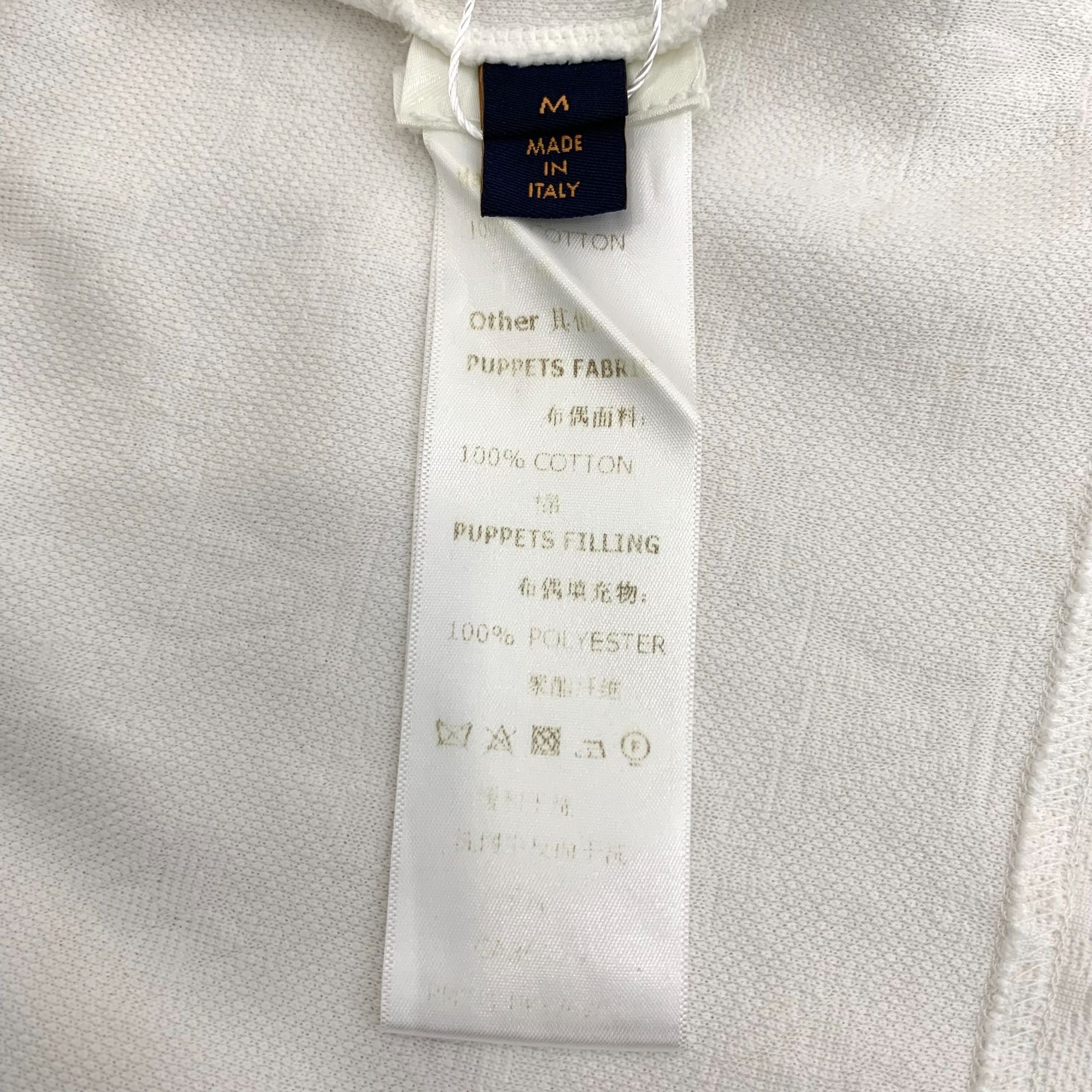 Louis Vuitton H14708 Louis Vuitton White Embossed Monogram T-Shirt Size US M / EU 48-50 / 2 - 6 Thumbnail