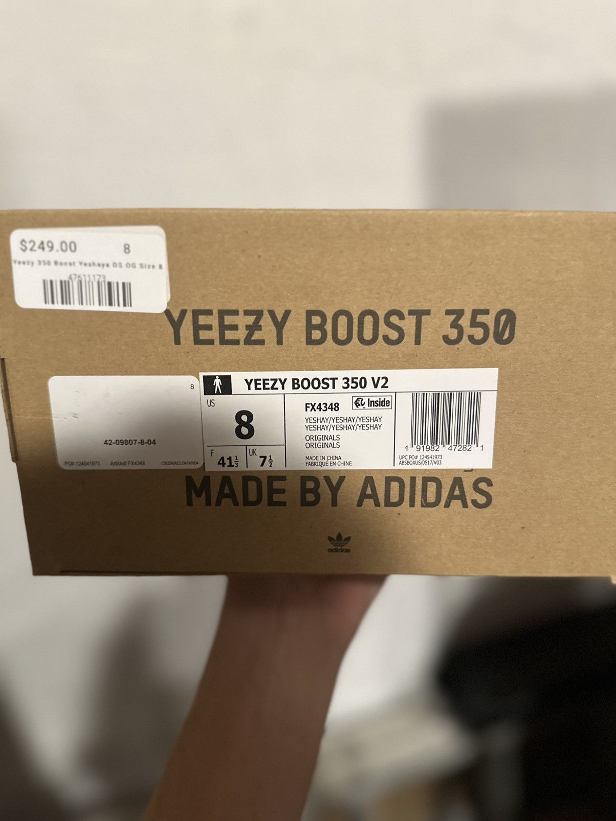 Yeezy Yeezy 350 Boost Yeshaya DS OG Size 8 Size US 8 / EU 41 - 7 Thumbnail