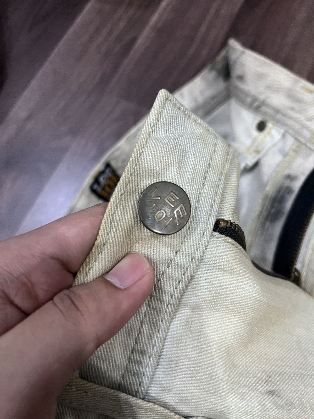 Lee RARE ❗️ Lee Vintage Acid Wash Jean LGB Inspired💥 Size US 29 - 12 Thumbnail