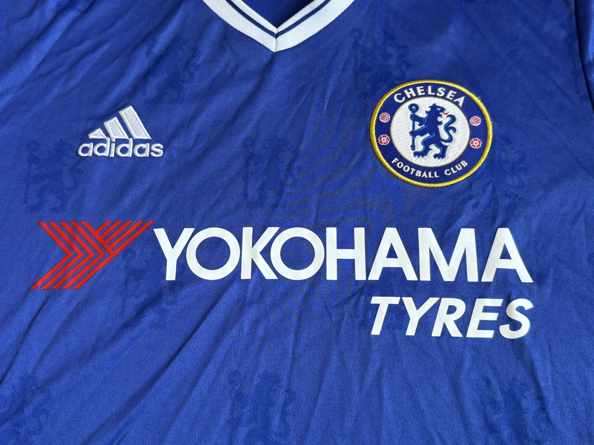 Adidas CHELSEA 2016 2017 HOME FOOTBALL SHIRT SOCCER JERSEY ADIDAS S Size US S / EU 44-46 / 1 - 6 Thumbnail