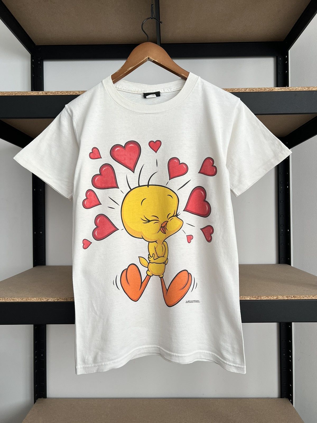 Cartoon Network Vintage 1994 Tweety Love Warner Bros Looney Tunes T-shirt Size US S / EU 44-46 / 1 - 1 Thumbnail