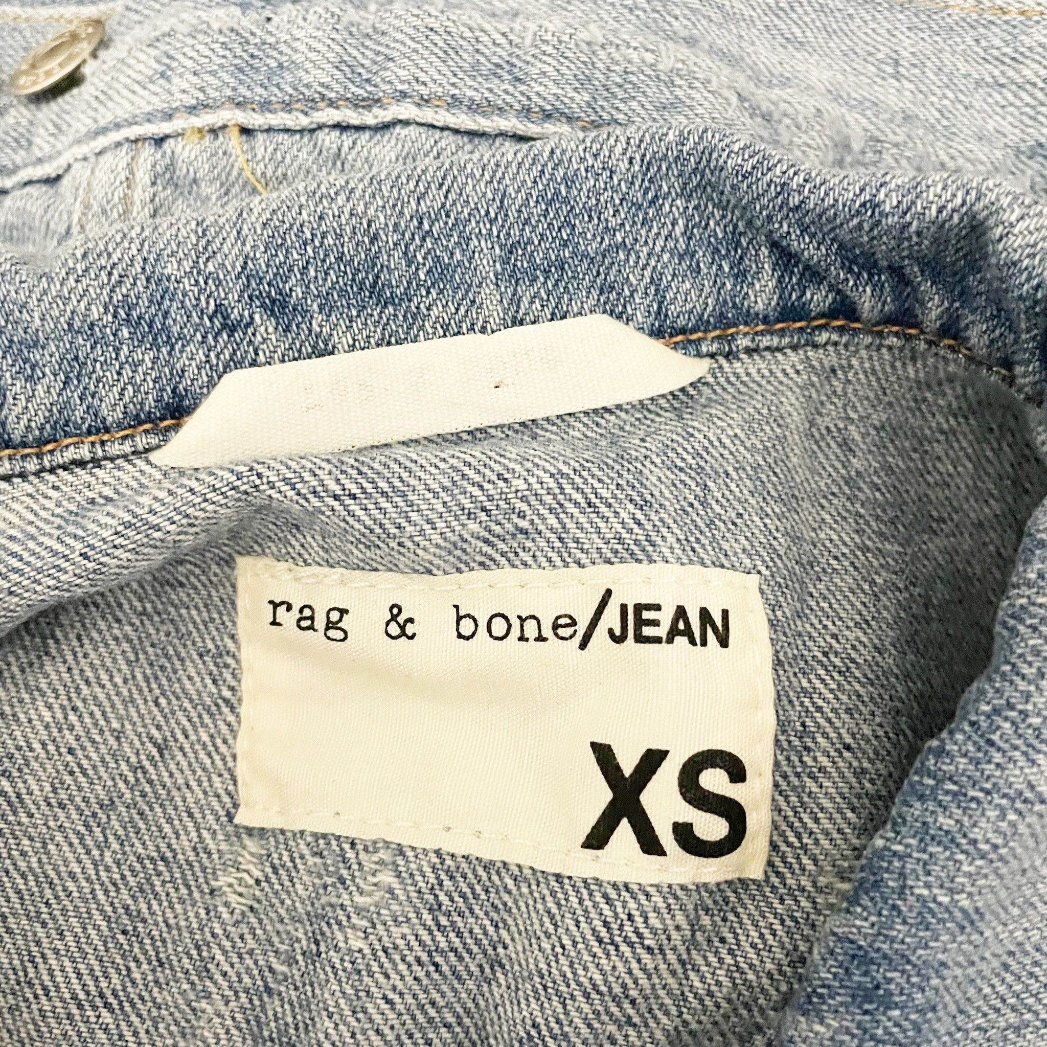 Rag & Bone Rag & Bone Women's Cotton Distressed Size XS / US 0-2 / IT 36-38 - 2 Thumbnail