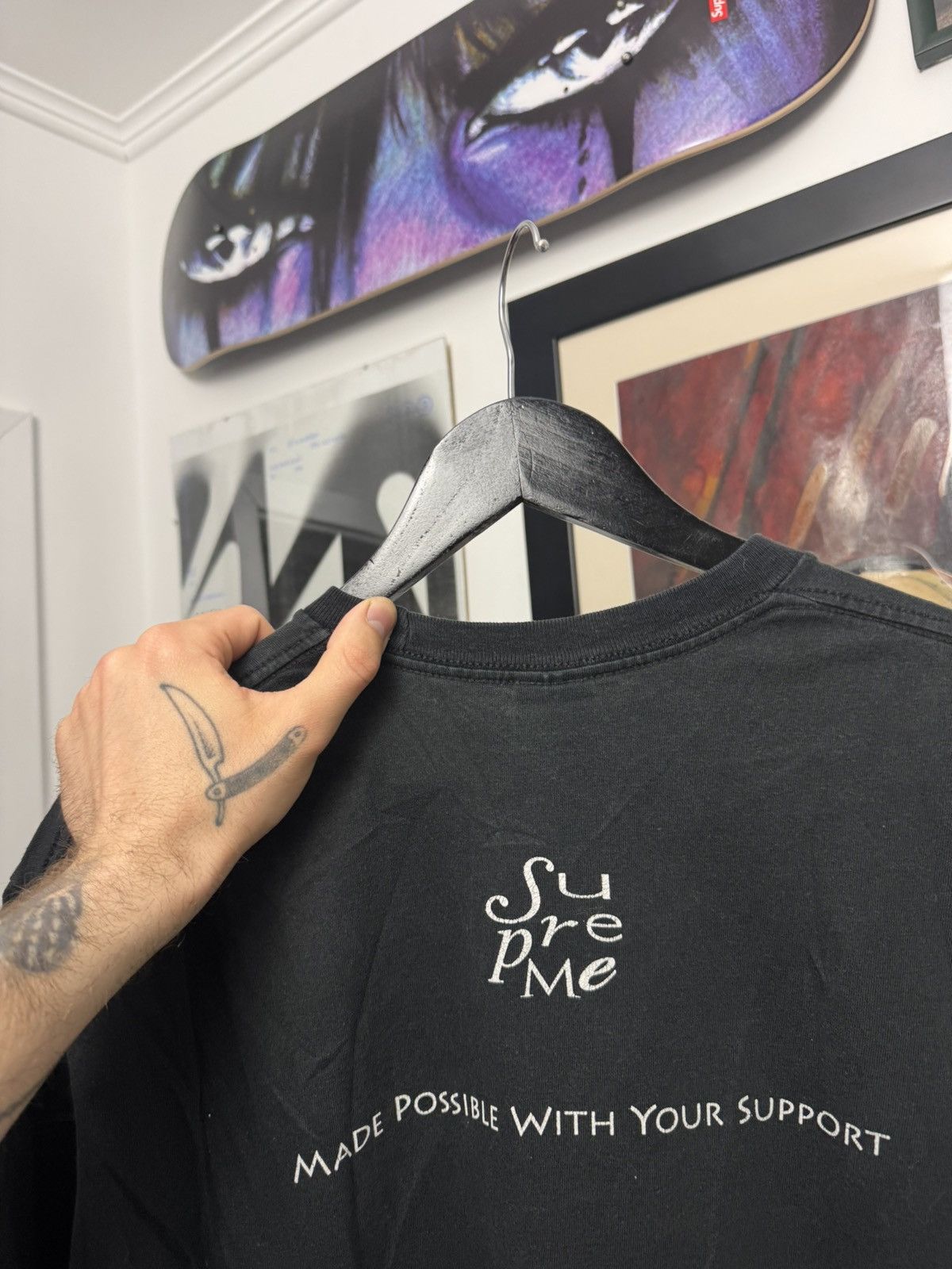 Supreme FW17 Supreme Venus Print Tee Streetwear Art Rare Skate USA Size US L / EU 52-54 / 3 - 2 Thumbnail