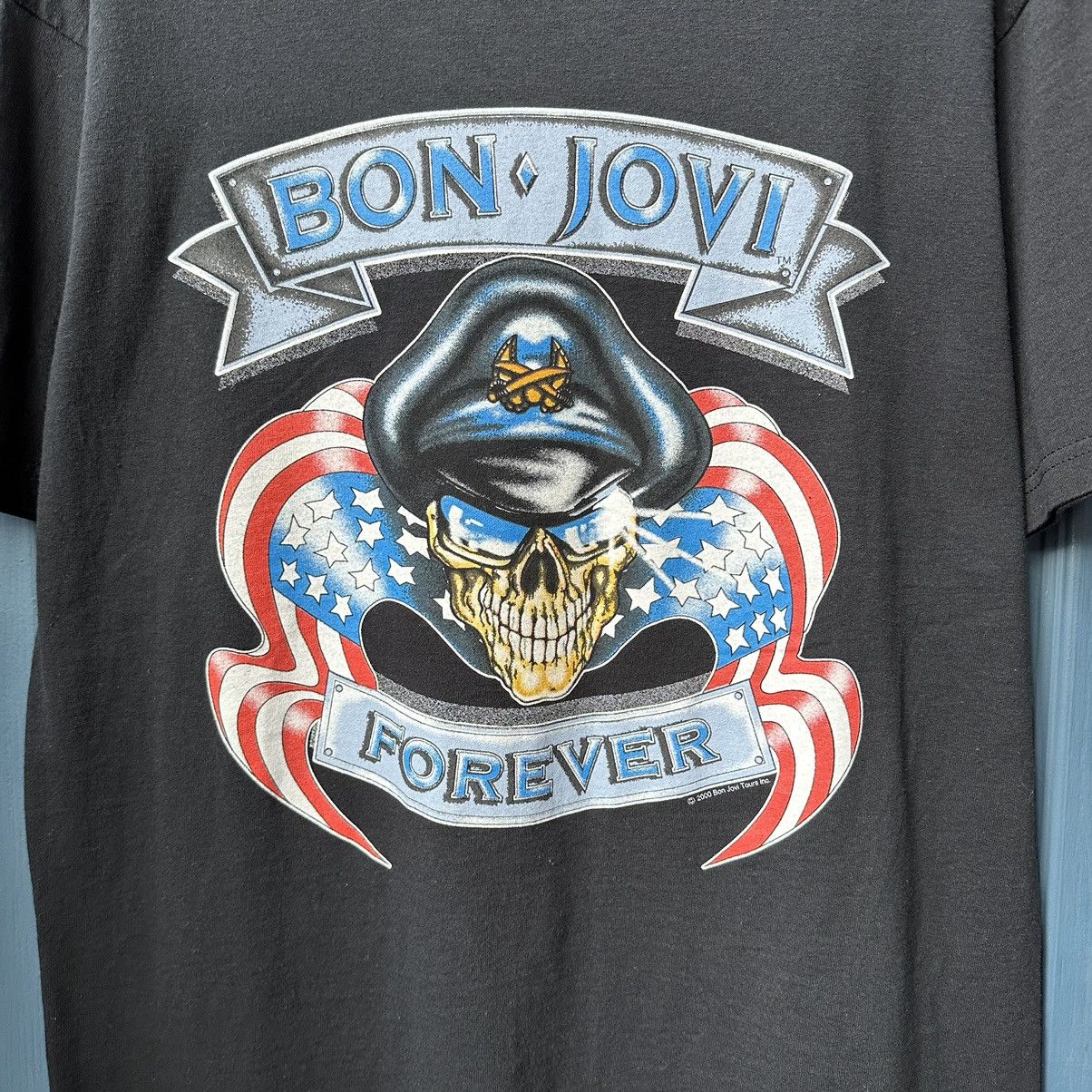 Band Tees × Bon Jovi × Vintage Bon Jovi 2000 Euro Crash tour tee rockband metal tshirt USA Size US L / EU 52-54 / 3 - 3 Thumbnail