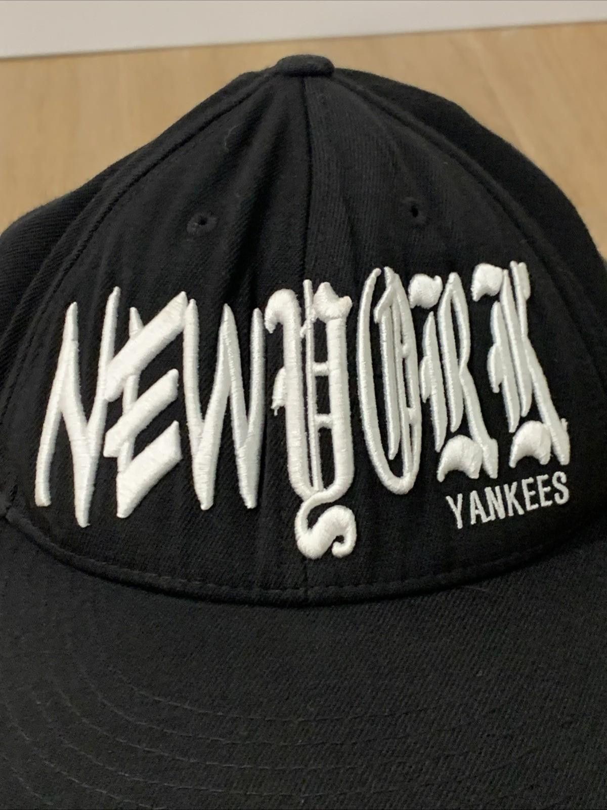 Other Vintage 1990s New York Yankees MLB Black Flex Fit Hat Size ONE SIZE - 2 Thumbnail