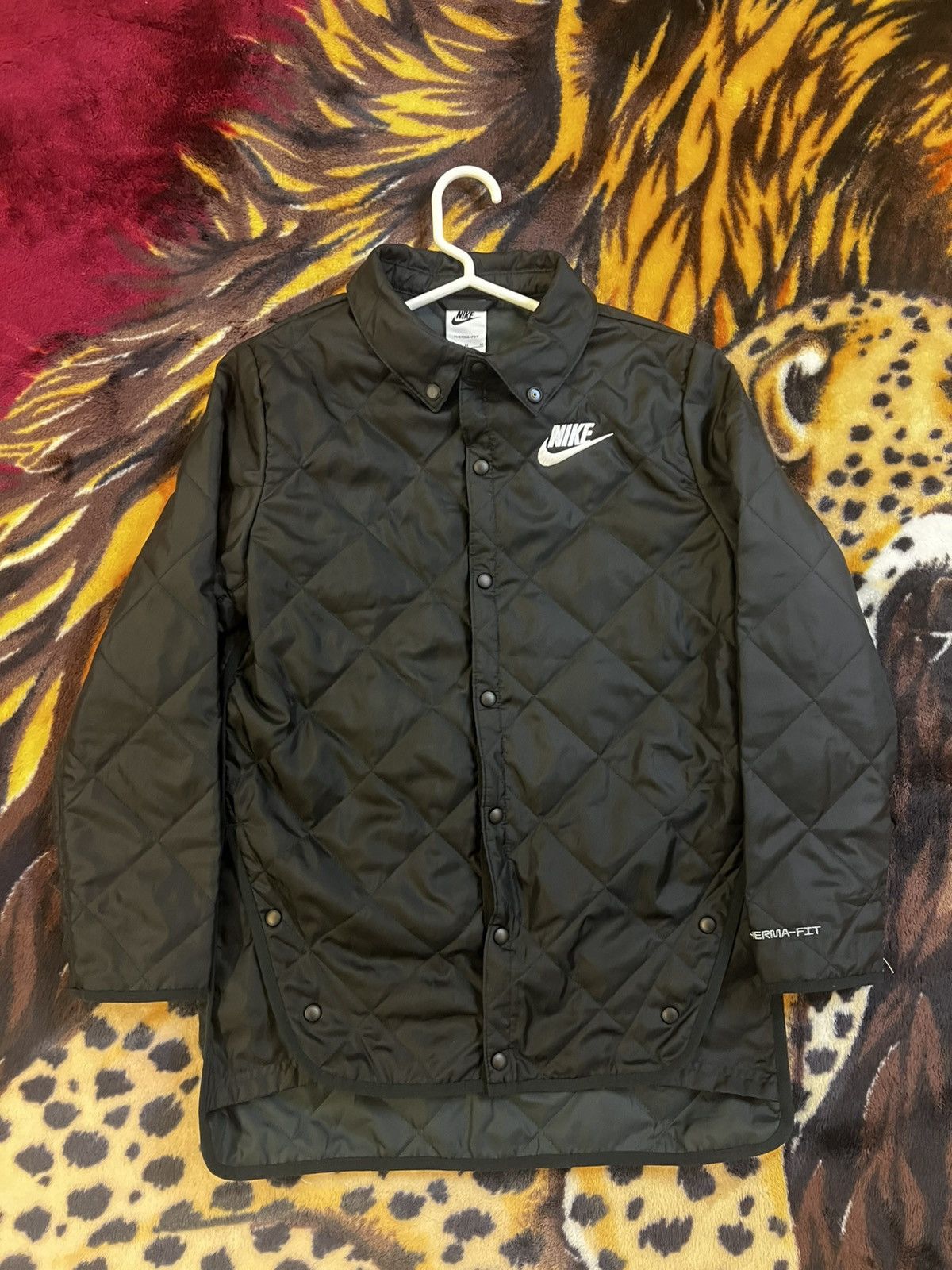 Nike × Vintage NIKE Sportswear Quilted Therma-Fit Jacket Size M / US 6-8 / IT 42-44 - 1 Thumbnail