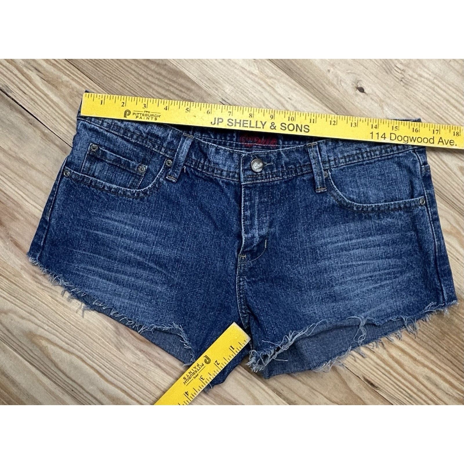 Other Women's Blue Cult Original Buttlifter Jean Shorts Sz 30 Size 30" / US 8 / IT 44 - 4 Thumbnail