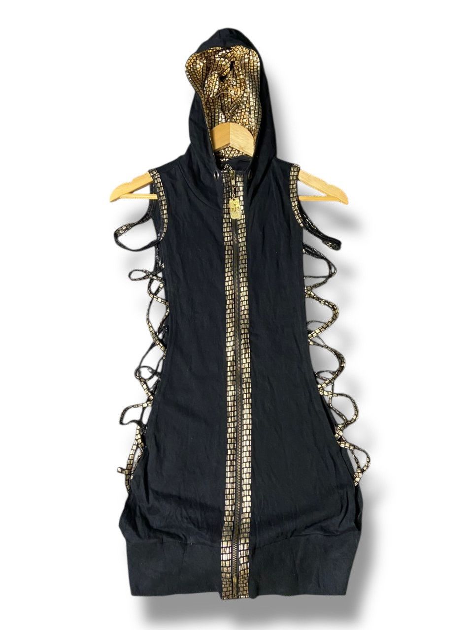 Vintage D.I.A 1999 One Piece Punk Dress with Hood (165)