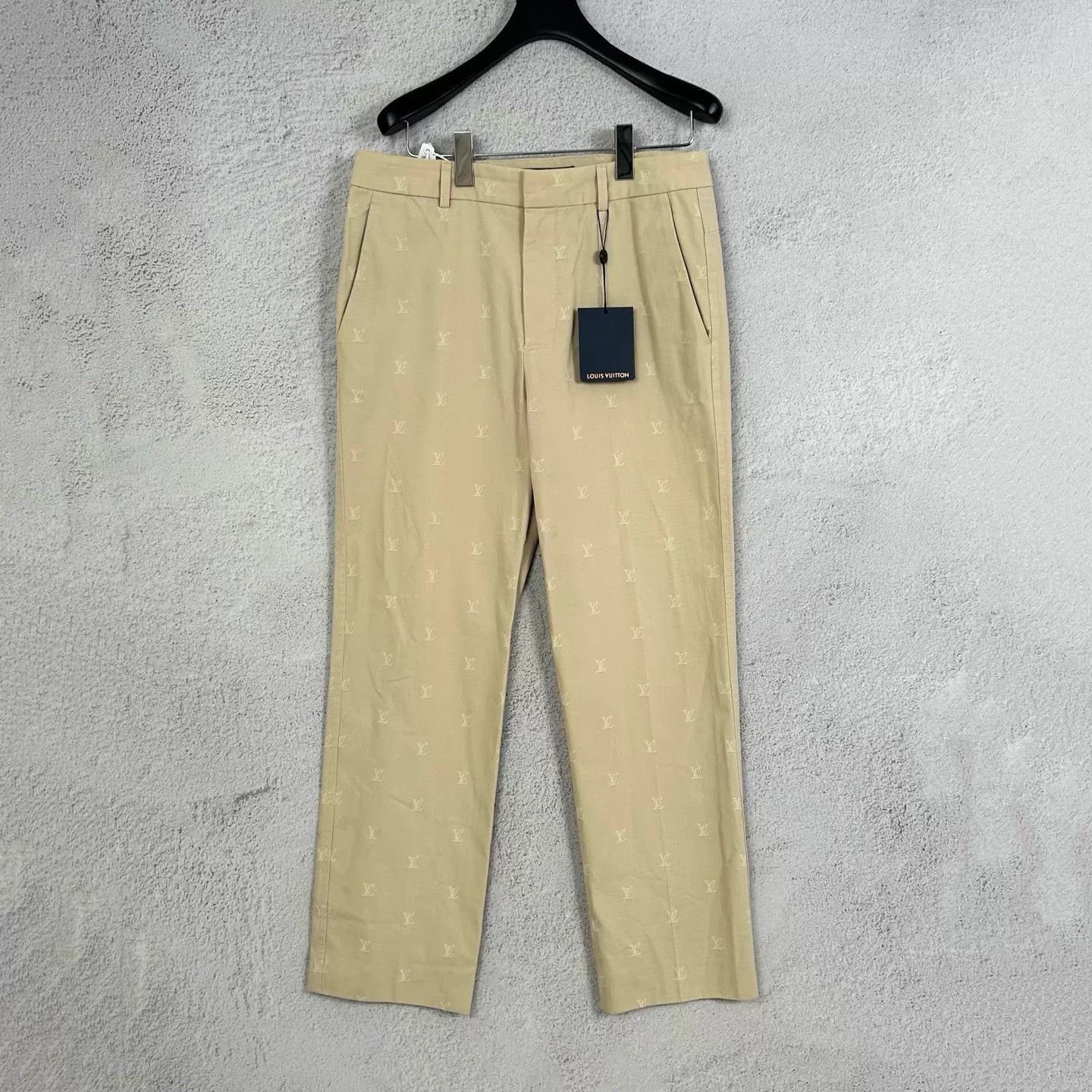 Louis Vuitton Beige Patterned Casual Pants Size 30 Size US 30 / EU 46 - 1 Thumbnail