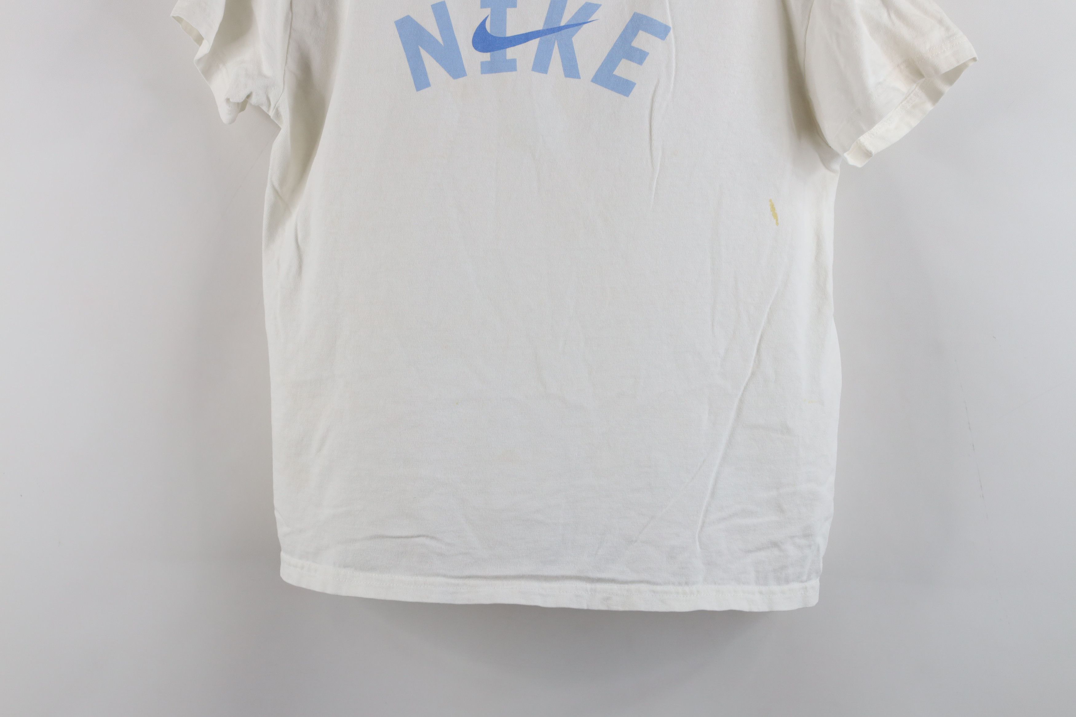 Nike × Vintage Vintage 90s Y2K Nike Scott Center Swoosh T-Shirt White Size S / US 4 / IT 40 - 3 Thumbnail