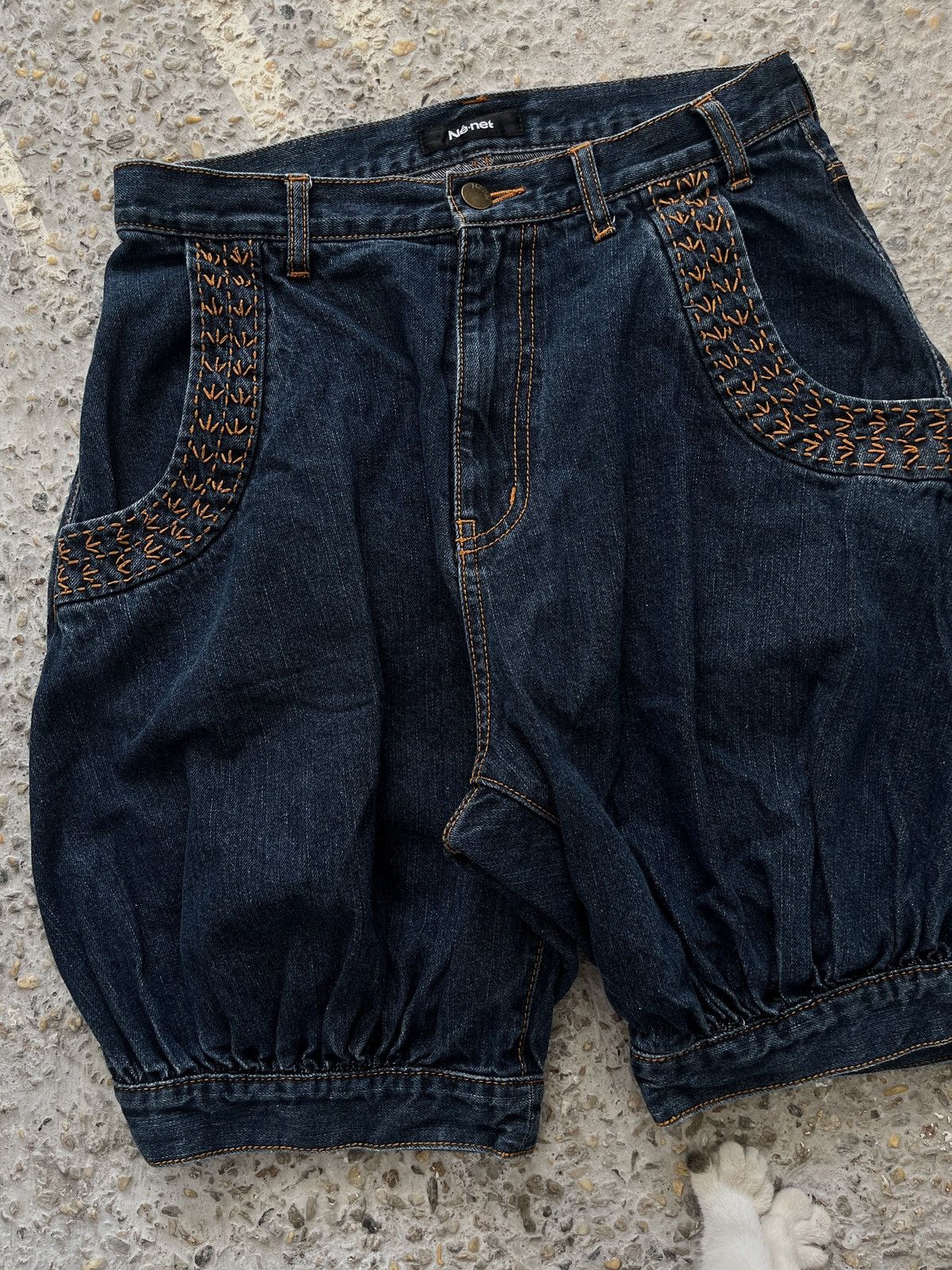 Ne-Net Sarouel Pants Denim Shorts Size US 28 / EU 44 - 3 Thumbnail