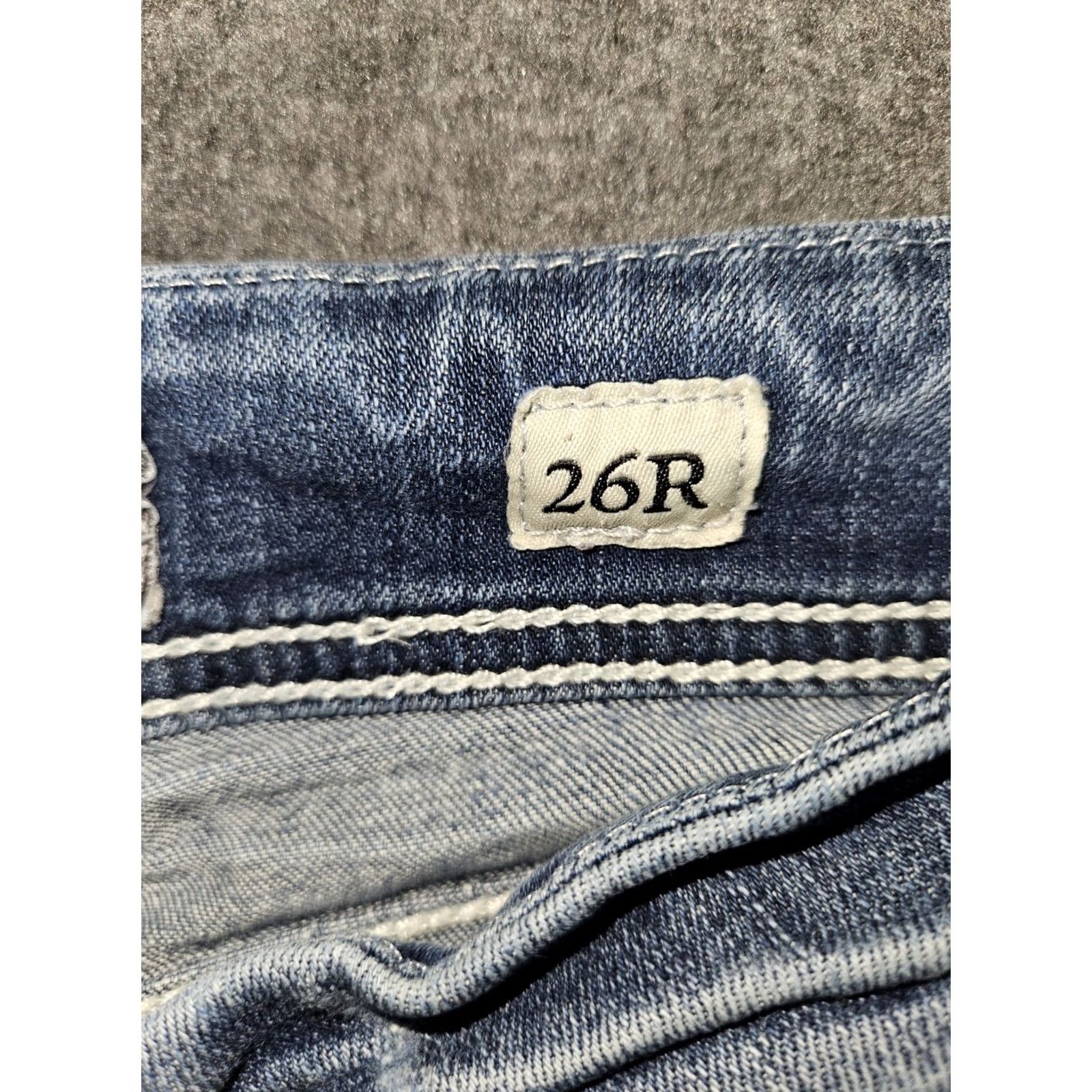 BKE BKE Harper Bootcut Jeans Womens 26 Regular Bootcut Blue Embroidered Low Rise 29in Inseam Denim Stretch N/A Size 26" / US 2 / IT 38 - 3 Thumbnail