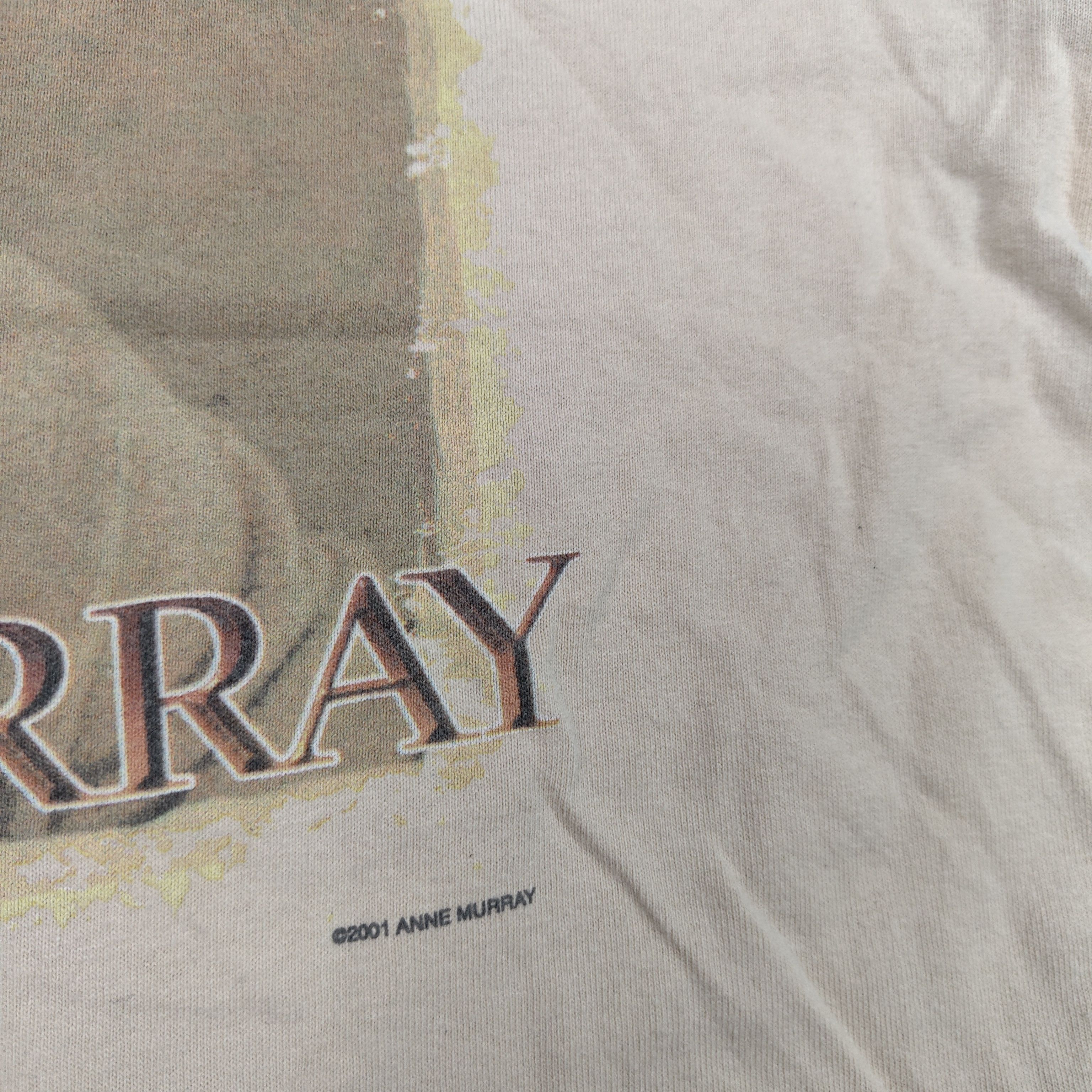Band Tees 2001 Anne Murray What A Wonderful World #E Size US M / EU 48-50 / 2 - 4 Thumbnail