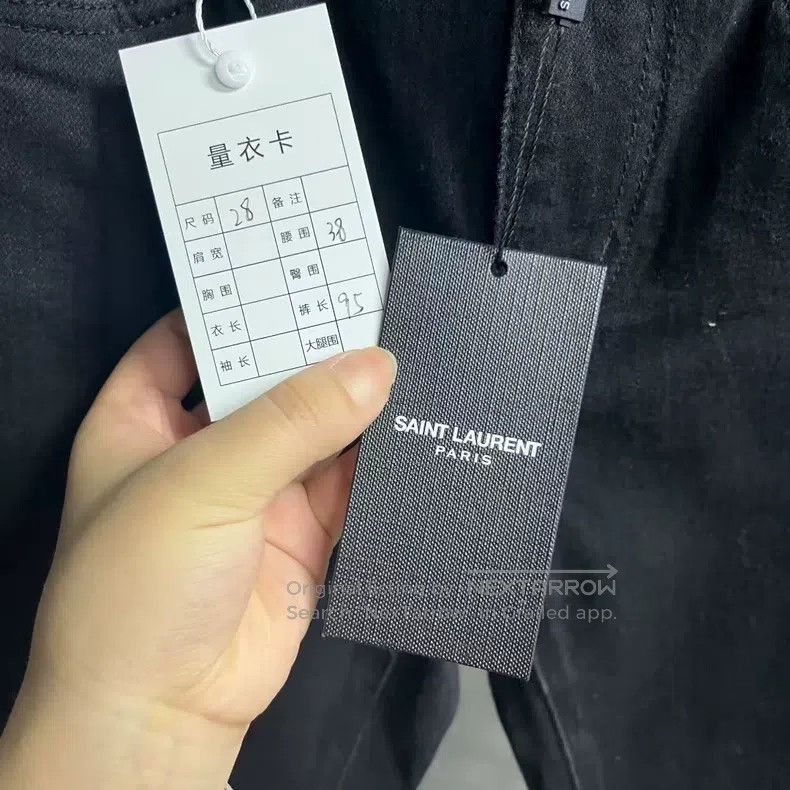 Saint Laurent Paris Saint Laurent Paris Classic Black Solid Mid Rise Casual Pa Size US 28 / EU 44 - 5 Thumbnail