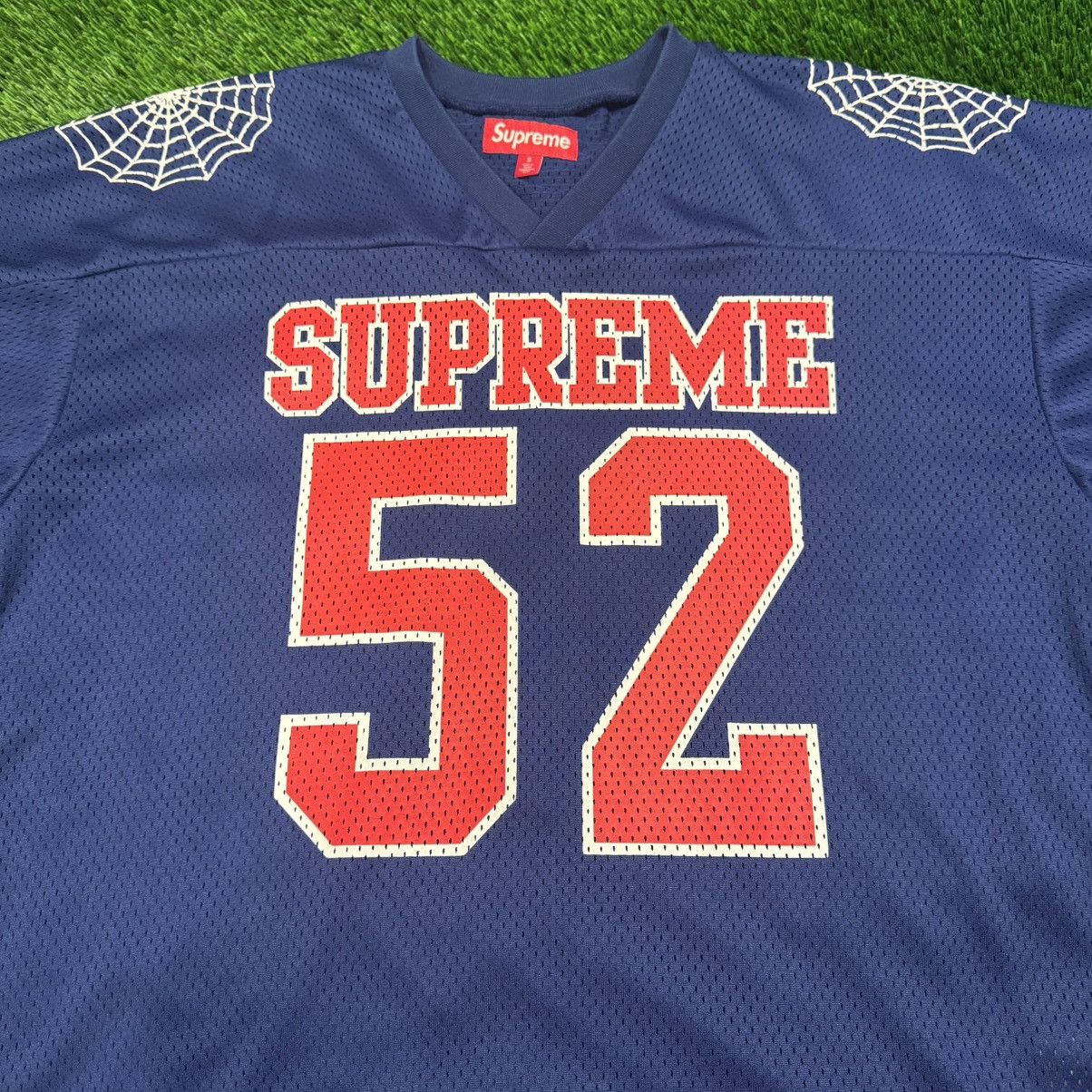 Supreme Supreme SS24 Spiderweb Football Jersey Navy Size Small Size US S / EU 44-46 / 1 - 5 Thumbnail