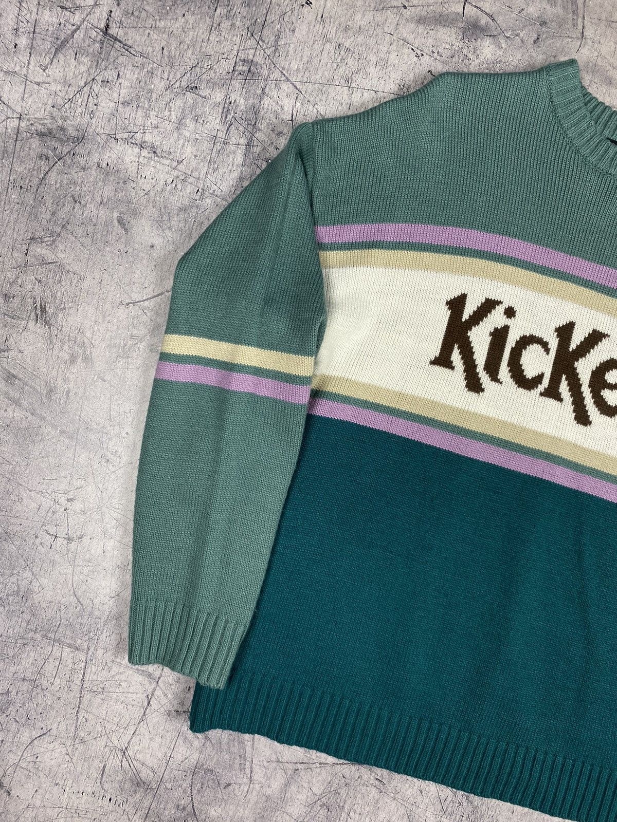 Kickers Vintage 90s Kickers rare streetwear style knitted sweater Size US XS / EU 42 / 0 - 3 Thumbnail