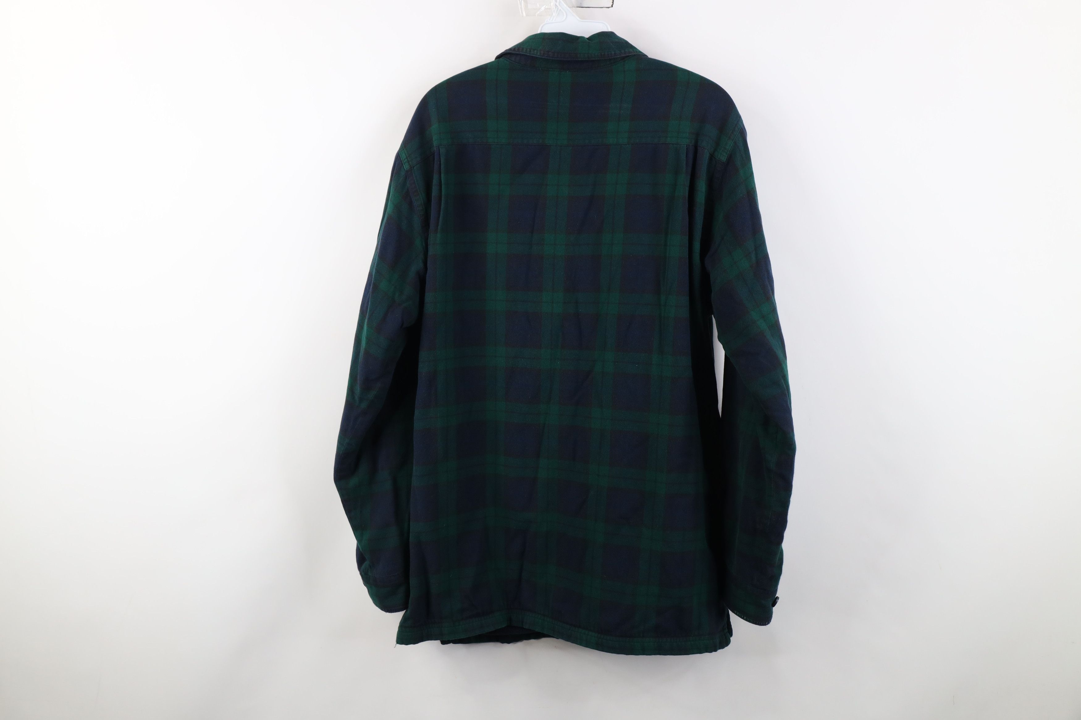 L.L. Bean Vintage LL Bean Fleece Lined Flannel Shirt Jacket Plaid Size US M / EU 48-50 / 2 - 14 Thumbnail