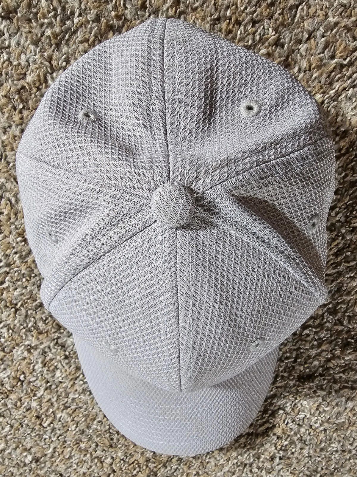 New Era New Era Baseball Cap Unisex Hat Stretch Fit M/L Plain Gray Size ONE SIZE - 4 Thumbnail