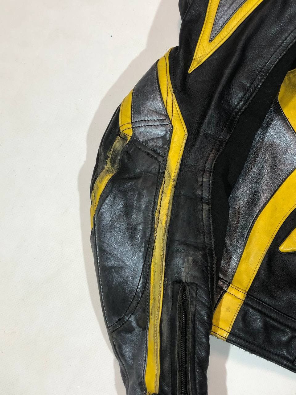 Japanese Brand IXS Leather Moto Racing Jacket Vintage Size US L / EU 52-54 / 3 - 10 Thumbnail