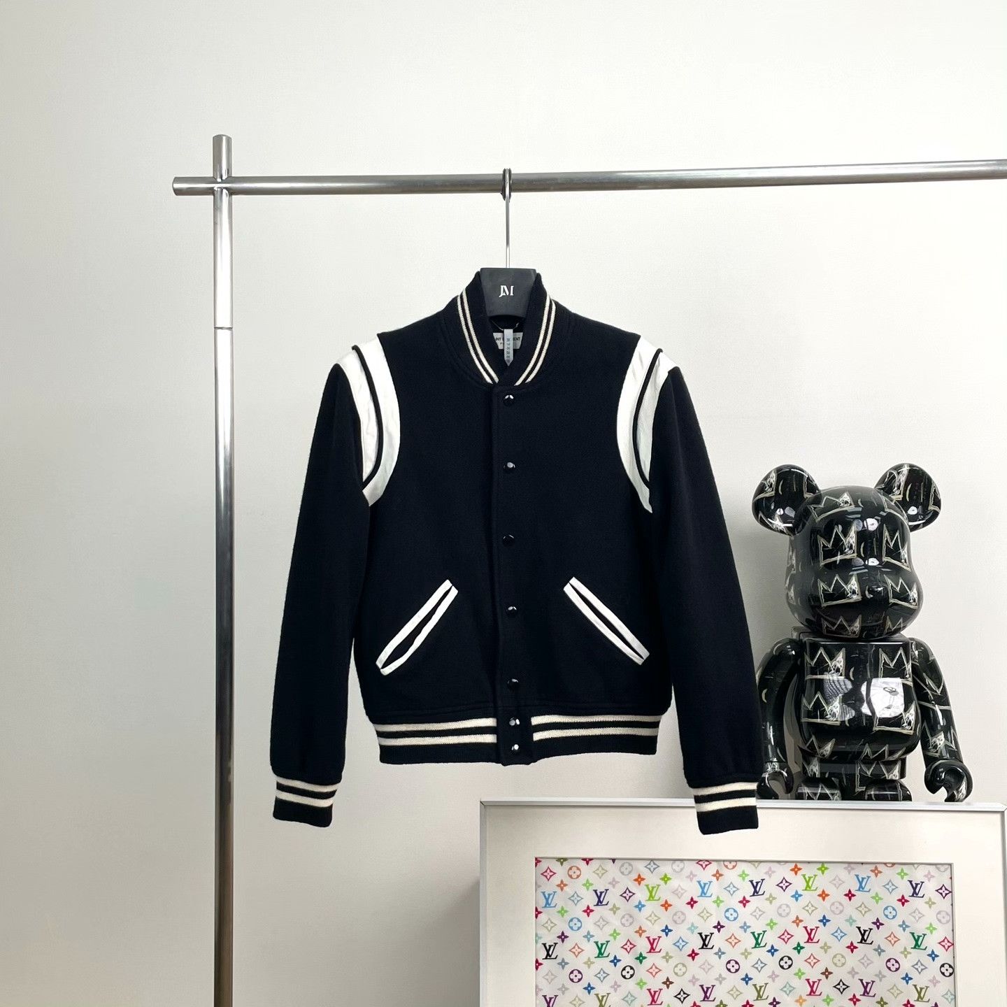 Saint Laurent Paris Saint Laurent Teddy Varsity Jacket Size US S / EU 44-46 / 1 - 1 Thumbnail