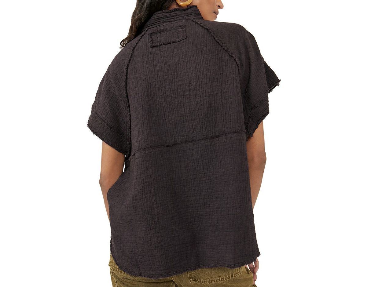 Free People Free People Dreamy Days Shirt Espresso Bean ( S ) Size S / US 4 / IT 40 - 3 Thumbnail