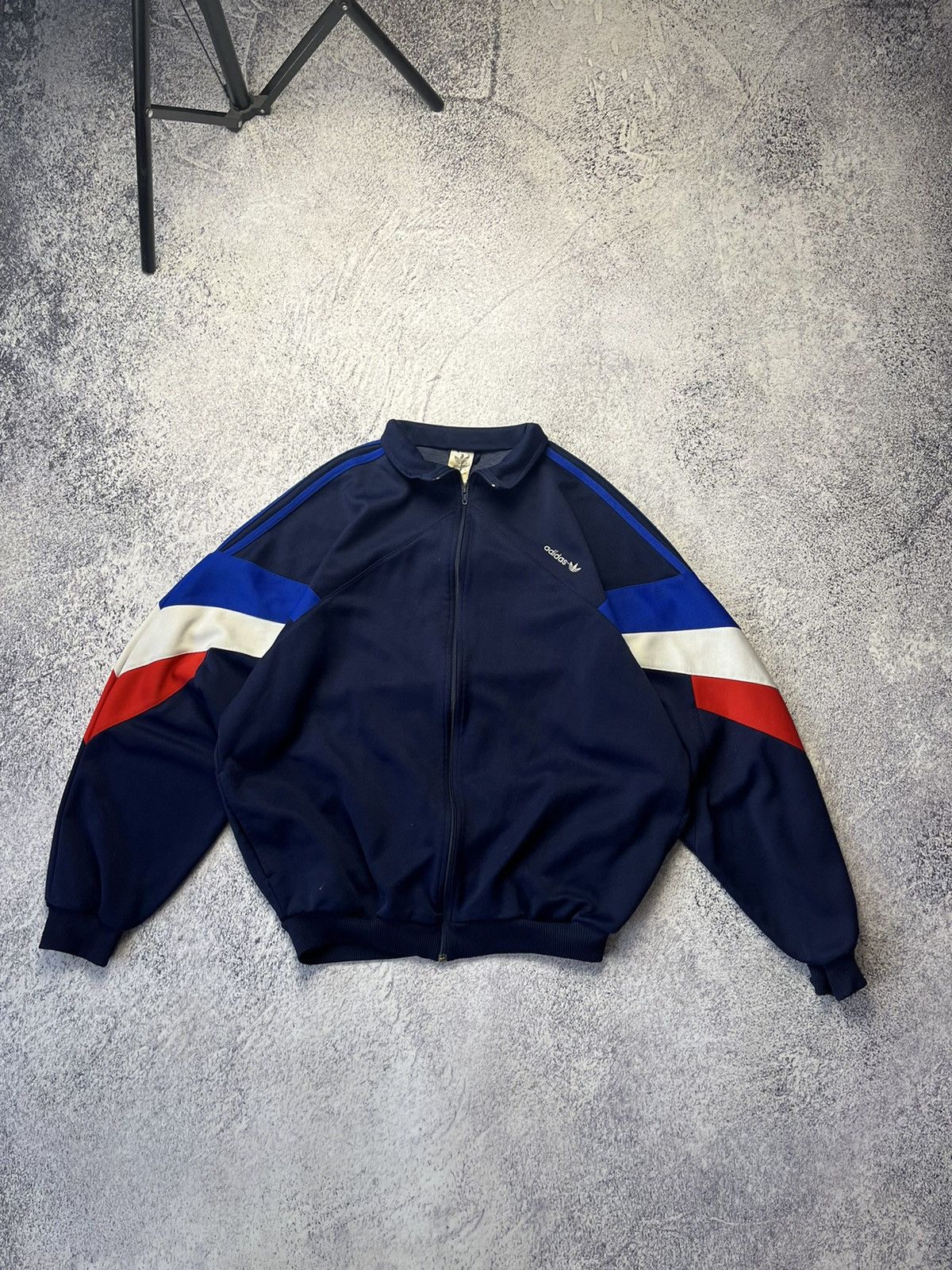 Adidas Vintage Adidas Track Jacket Made in Malaysia 90s Y2K Size US L / EU 52-54 / 3 - 3 Thumbnail