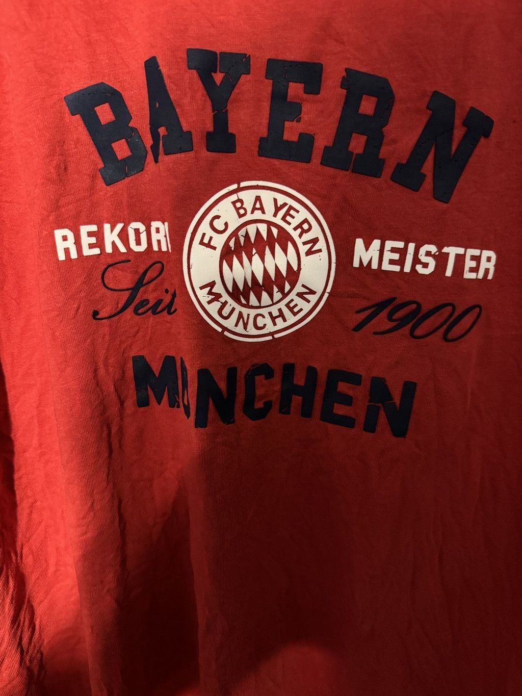The Unbranded Brand Bayern Munich FC Men's Soccer T-Shirt Size L Red Size US L / EU 52-54 / 3 - 3 Thumbnail