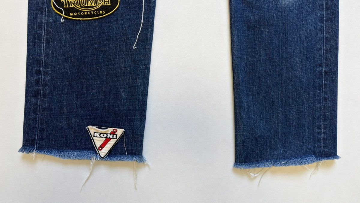 Comme des Garcons 02 ‘Triumph Motorcycles Patch’ Denim Jeans Size US 32 / EU 48 - 11 Thumbnail