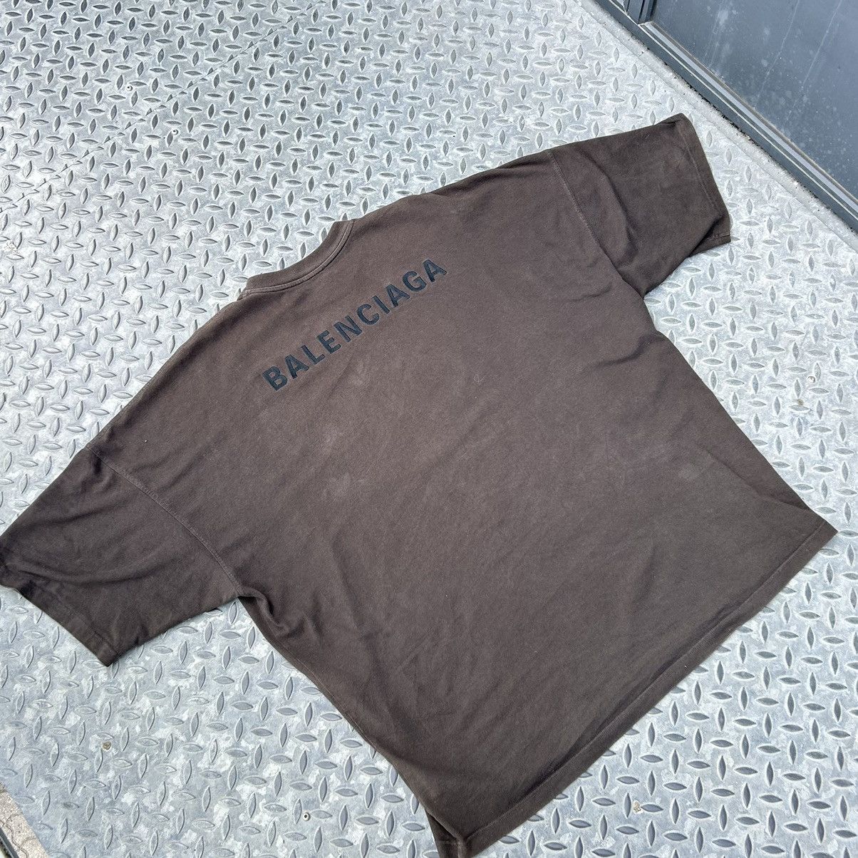 Balenciaga Balenciaga Universal Flow embroidered tee fit 3XL Size US L / EU 52-54 / 3 - 6 Thumbnail