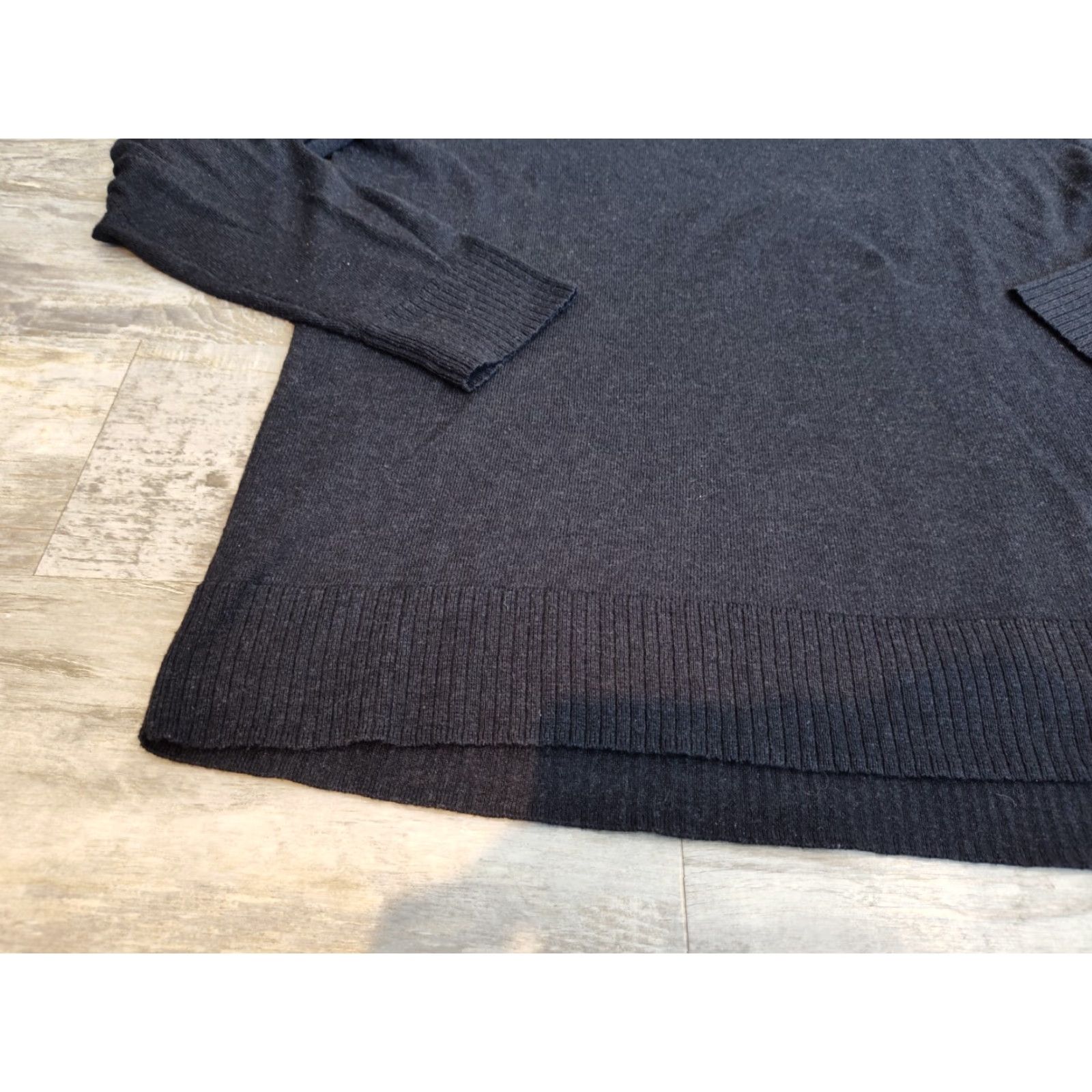 Smartwool SmartWool Sweater Mens L Black 1/4 Zip Mock Neck Pullover Size US L / EU 52-54 / 3 - 2 Thumbnail