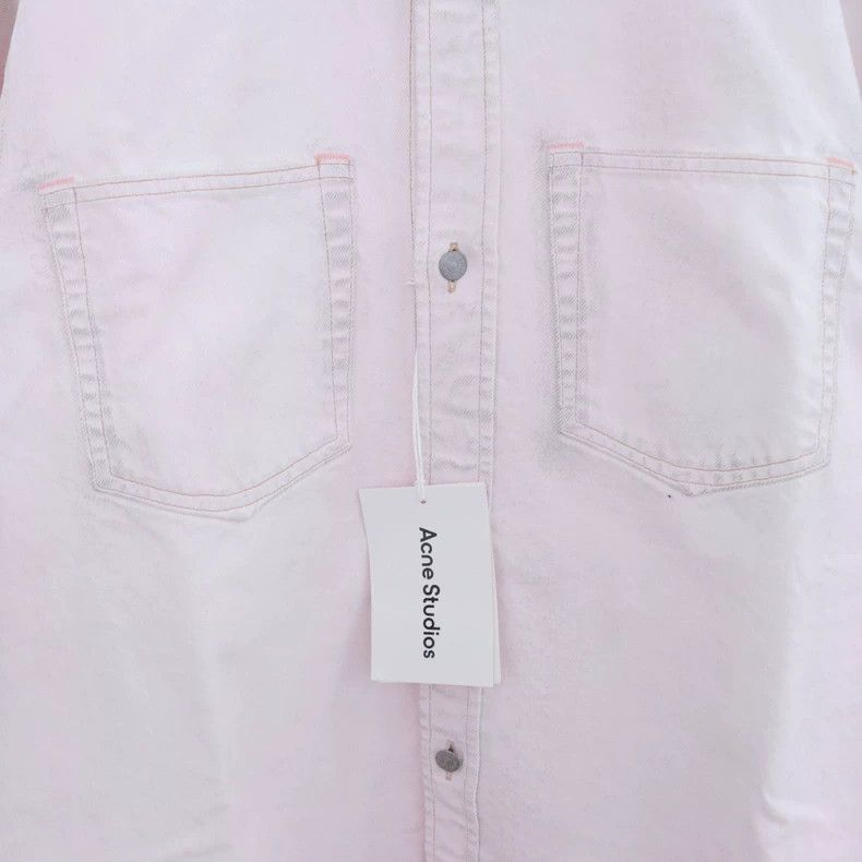 Acne Studios acne studios Make an old shirt in pink 2506-Nextarrow Size S / US 4 / IT 40 - 4 Thumbnail