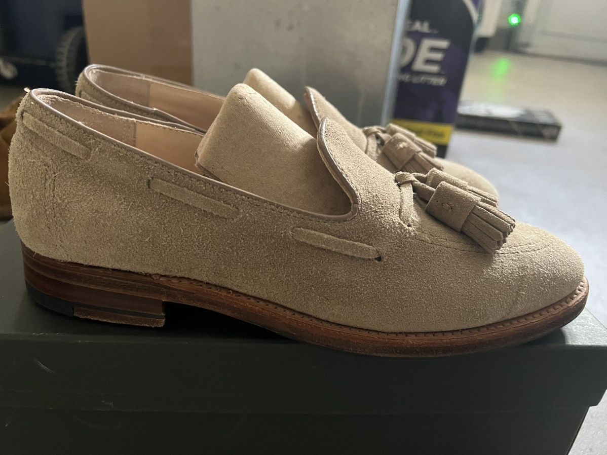 Alden Alden Milkshake Suede Tassel Loafers 7D Copley last. Size US 7 / EU 40 - 5 Thumbnail