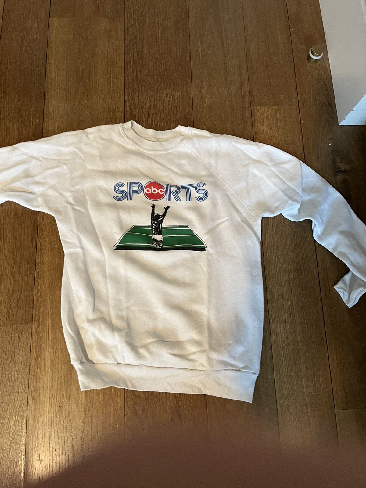 Vintage Vintage ABC Sports Football Sweater White Size US S / EU 44-46 / 1 - 1 Thumbnail