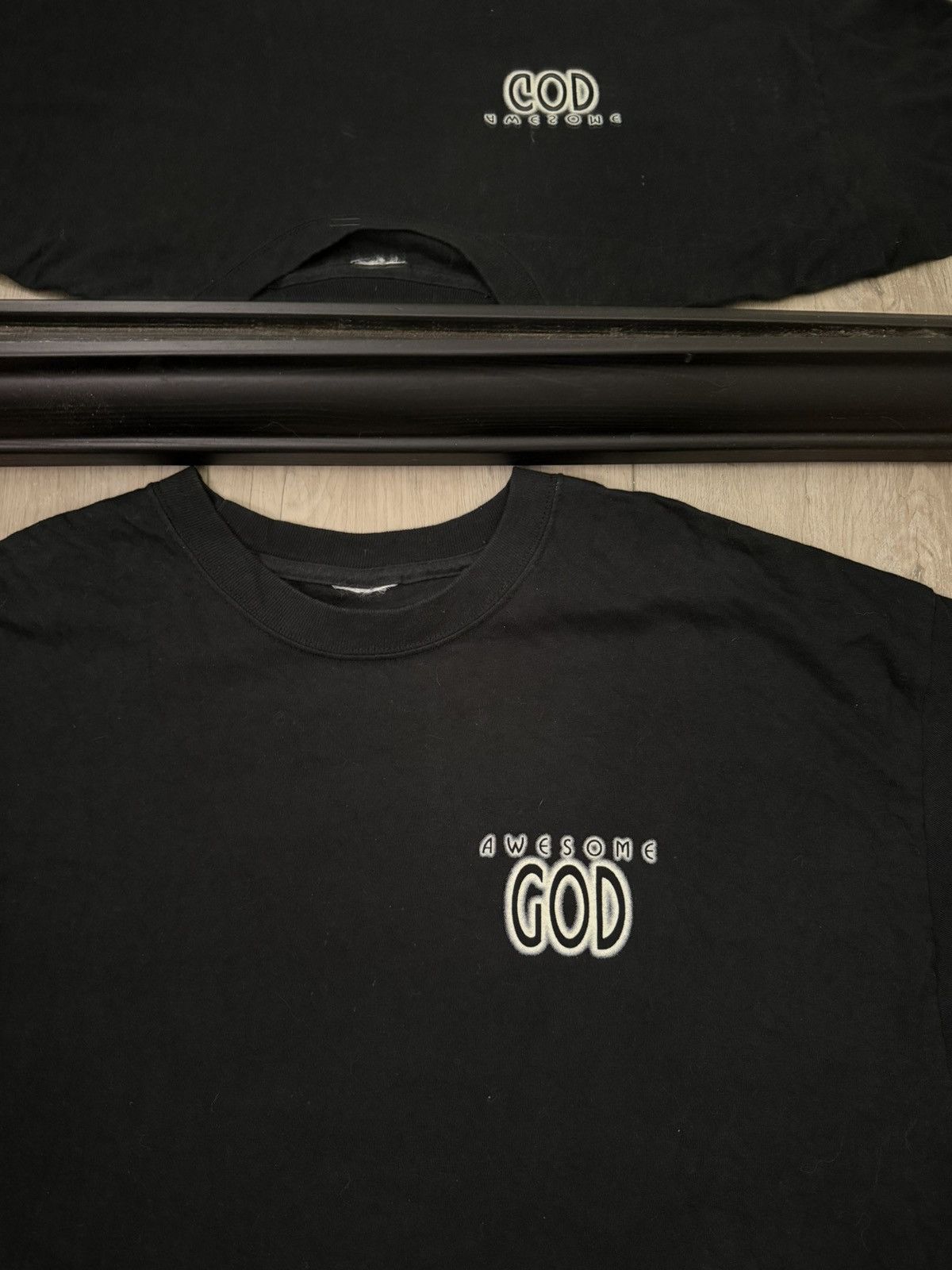 Vintage Vintage / Y2K Rare 1990s “Awesome God” Space Shirt Size US XL / EU 56 / 4 - 5 Thumbnail