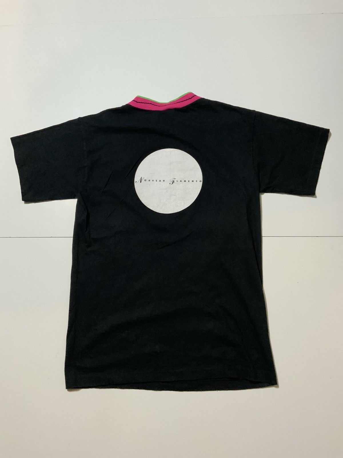 Vintage 1990 Ottmar Liebert Nouveau Flamenco Autographed T-Shirt Size US L / EU 52-54 / 3 - 2 Thumbnail