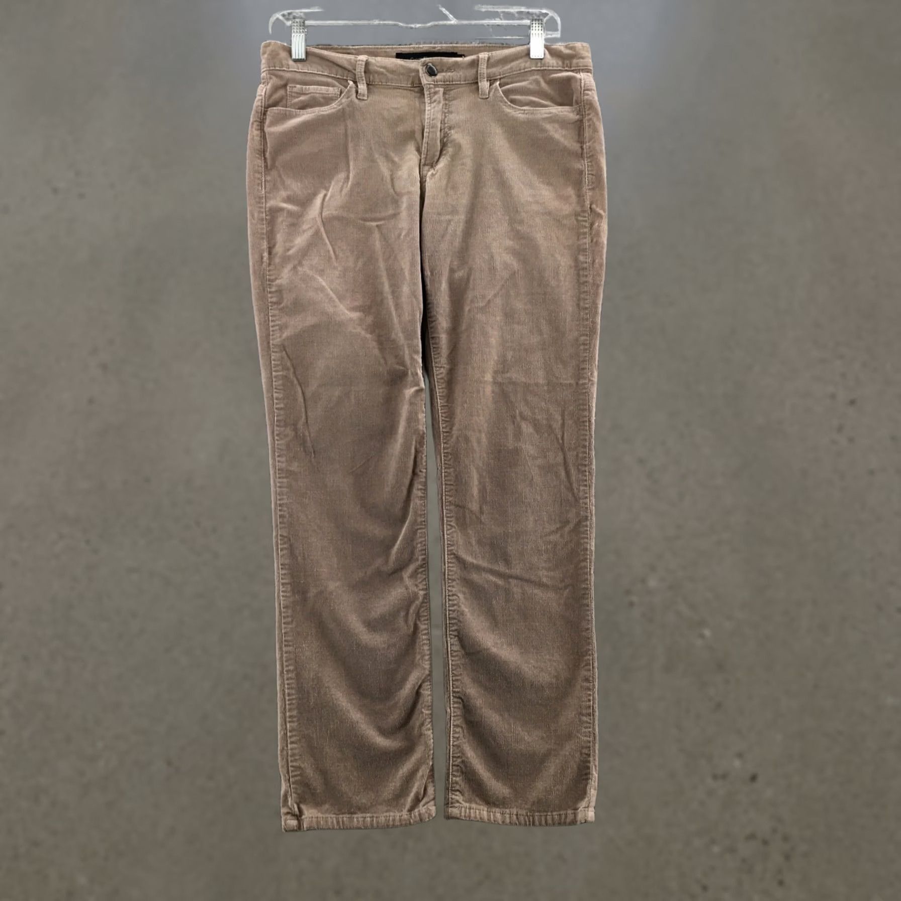 Calvin Klein Calvin Klein Corduroy Straight Pants Womens 8x30 Beige Mid Rise Casual Size 30" / US 8 / IT 44 - 1 Thumbnail