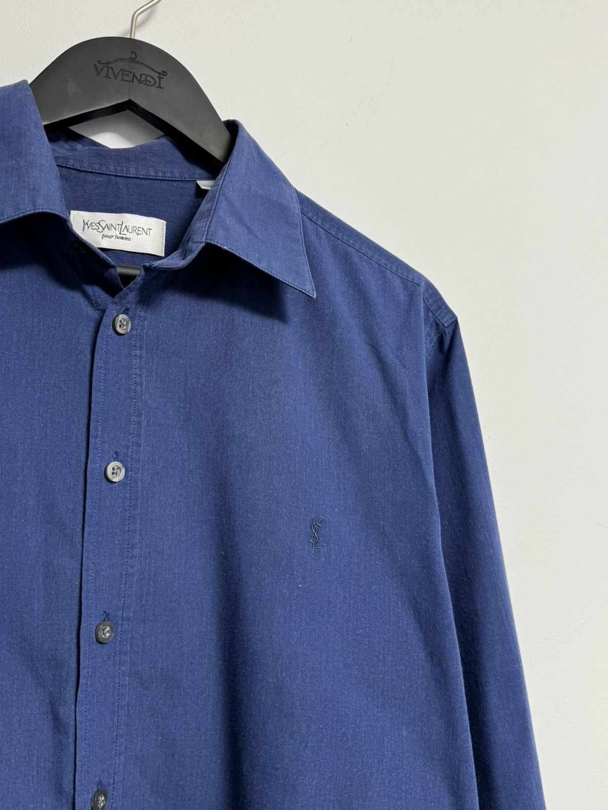 Yves Saint Laurent Yves Saint Laurent Button Up T-Shirt Size US L / EU 52-54 / 3 - 9 Thumbnail