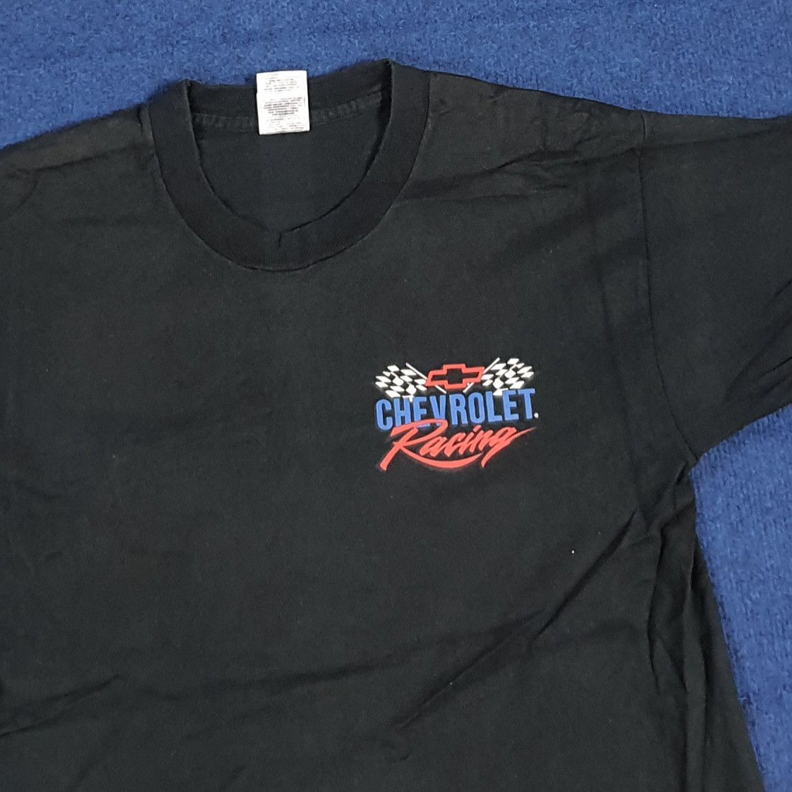 Fruit Of The Loom Vintage 90s Chevrolet Racing Single Stitch Tshirt C285N26 Size US M / EU 48-50 / 2 - 6 Thumbnail