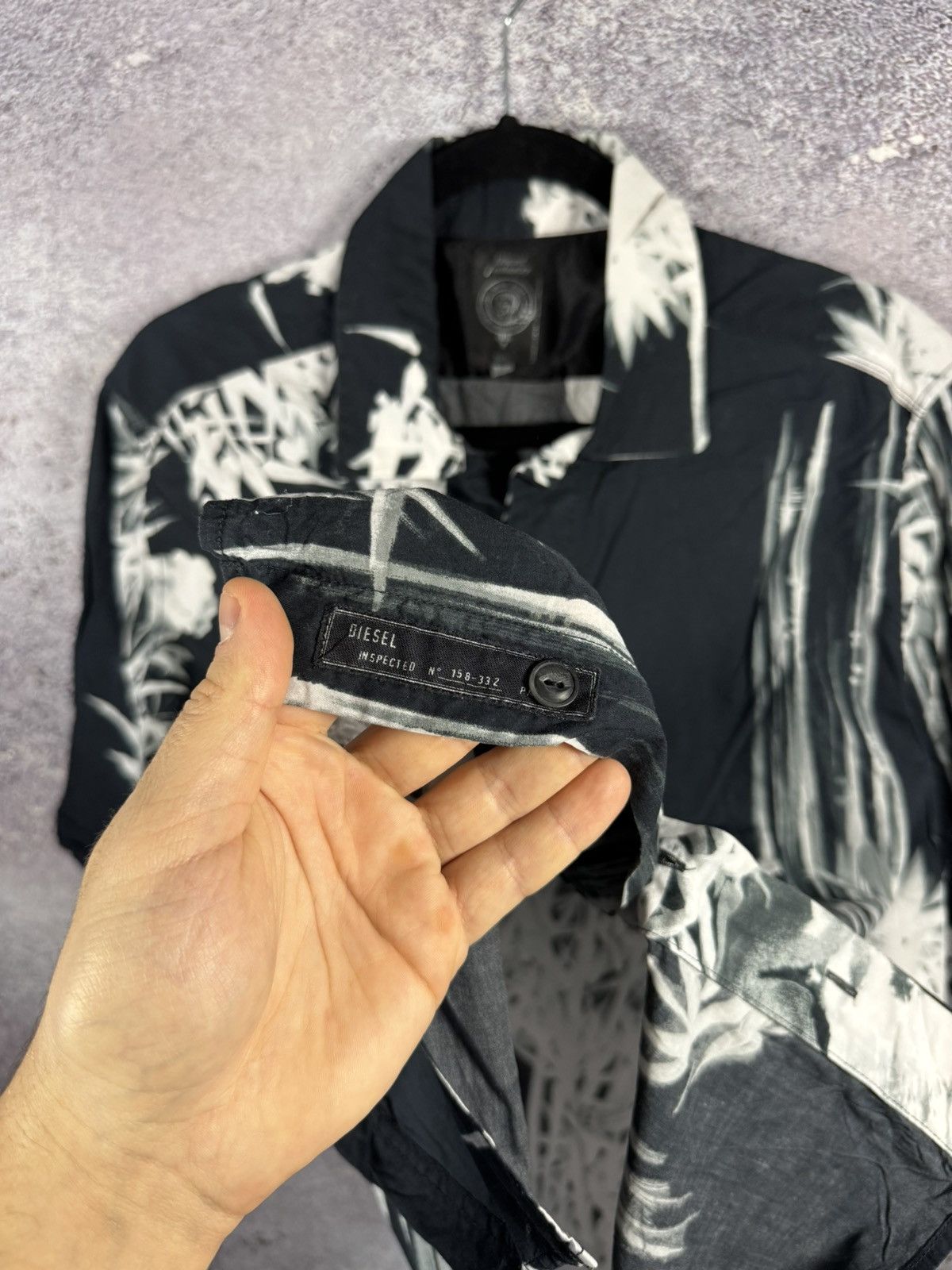 Diesel × Vintage Vintage Diesel Hawaiian Shirt Floral Print y2k Large Size US L / EU 52-54 / 3 - 8 Thumbnail