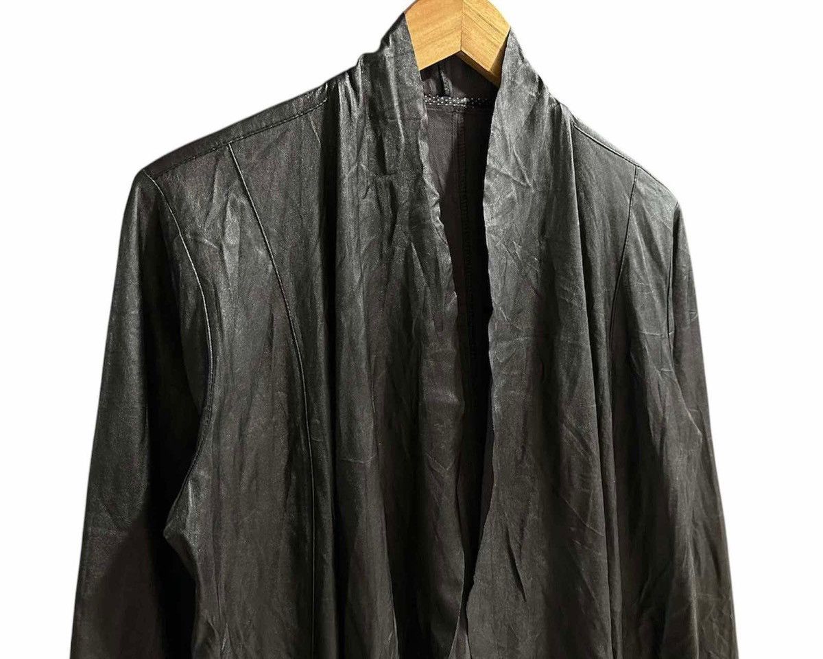 14th Addiction × Japanese Brand × Le Grande Bleu (L.G.B.) 🔥Vintage Italian Faux Leather Long Coat Made In Italy Size US XL / EU 56 / 4 - 2 Thumbnail